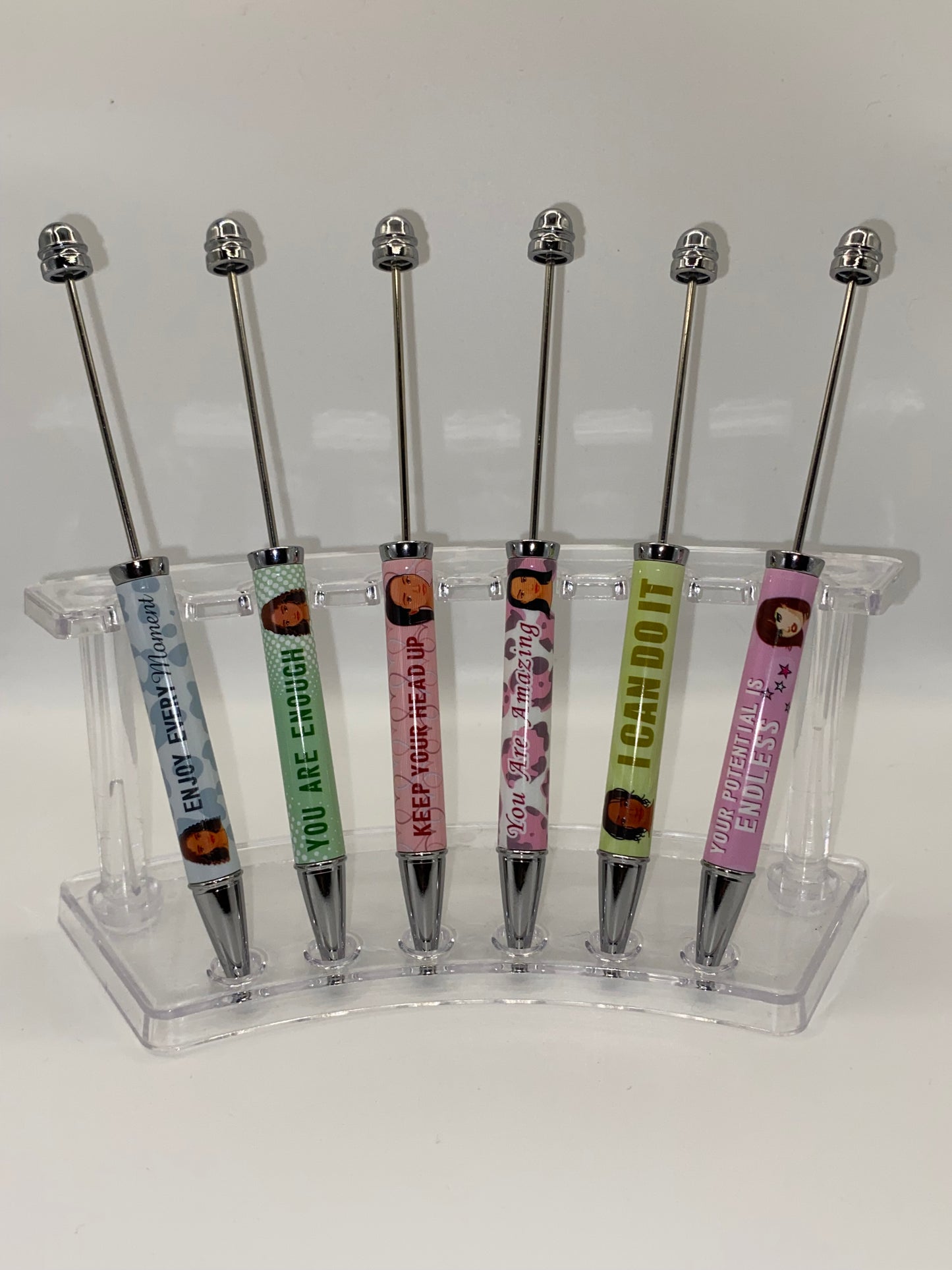Printed Beadable Pens- Non Refillable