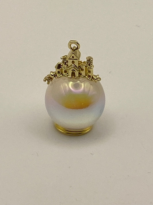 Fancy Pendants W/Metal Toppers (1Pc)