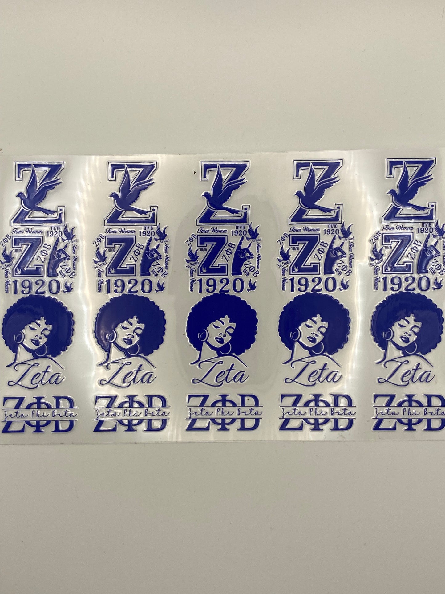 Sorority Sisters Unite- Pen & 16oz Cup Wraps UV DTF