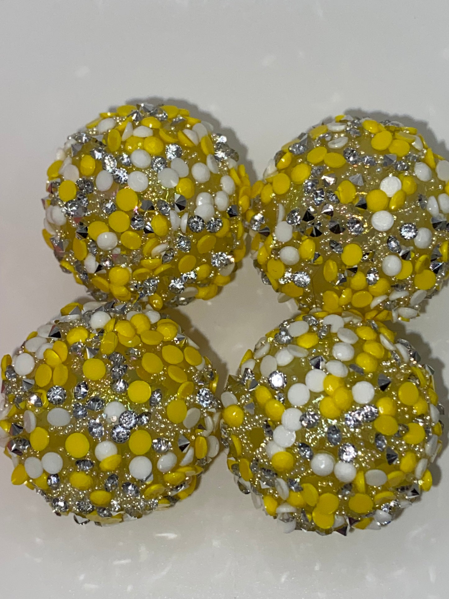 25mm Glitter Beads (1Pc)