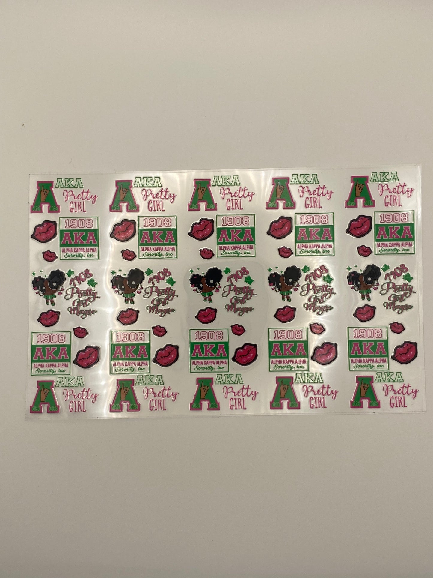 Sorority Sisters Unite- Pen & 16oz Cup Wraps UV DTF
