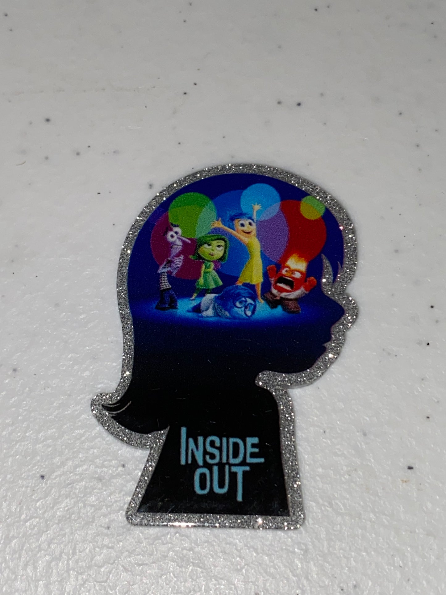 One Sided Character Glitter Acrylics- 1Pc