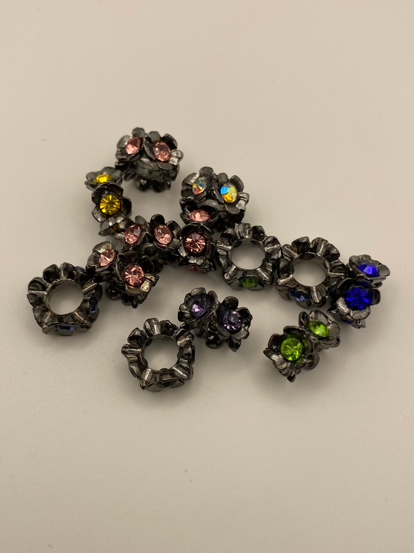 Metal Rhinestone Crowns And Spacers