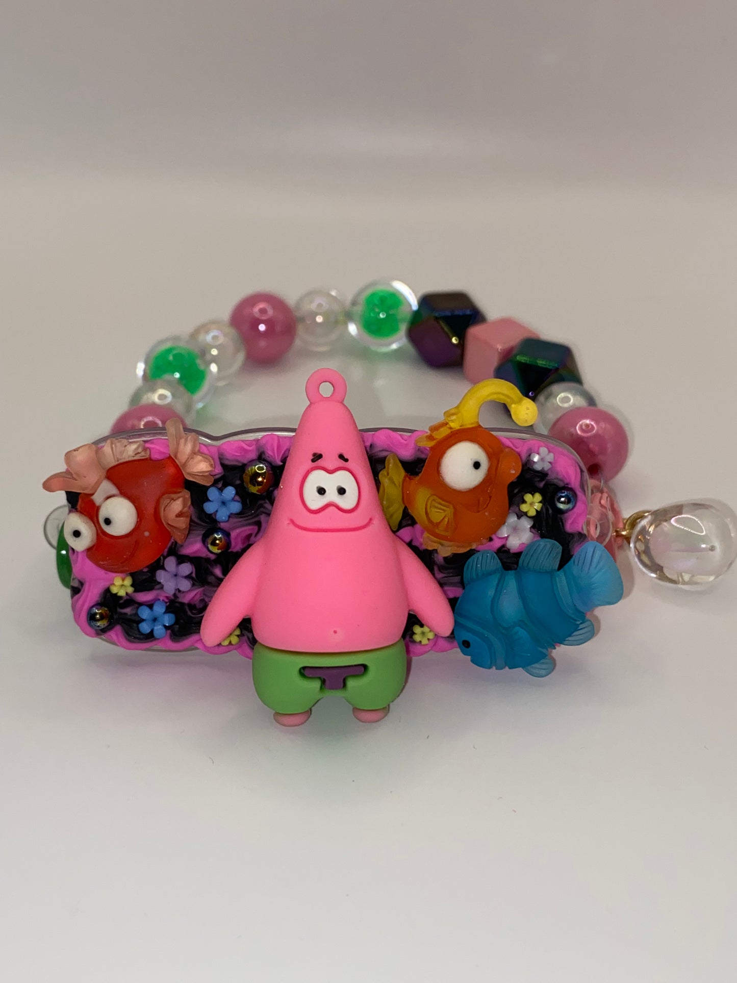 Handmade Decoden Phone Holder W/Handle