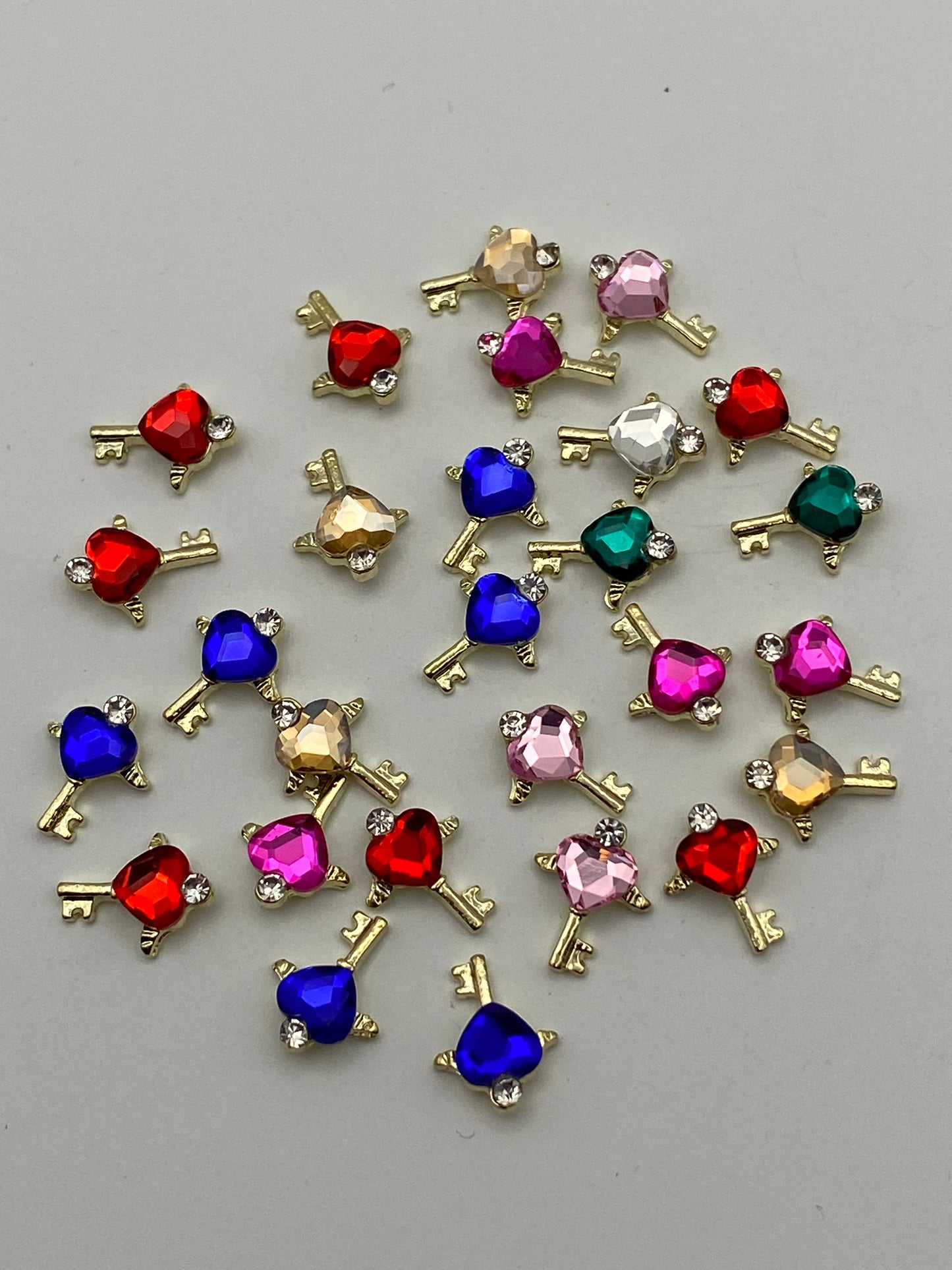 Metal Nail Charms In Different Styles- Great For DIY Beads, Pens, & More!