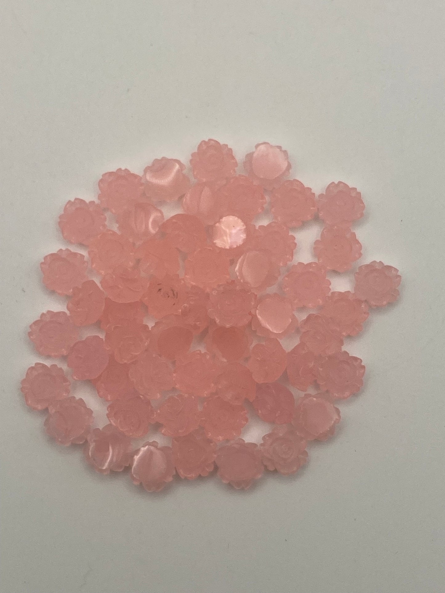 Acrylic Flower Nail Charms- In Various Styles