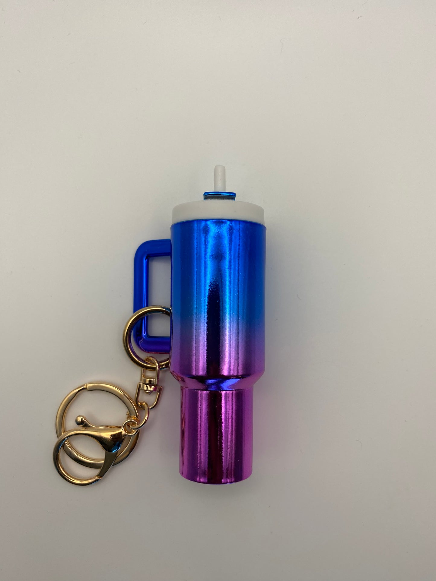 Mini Tumbler Cup Keychain- Holds Small Items