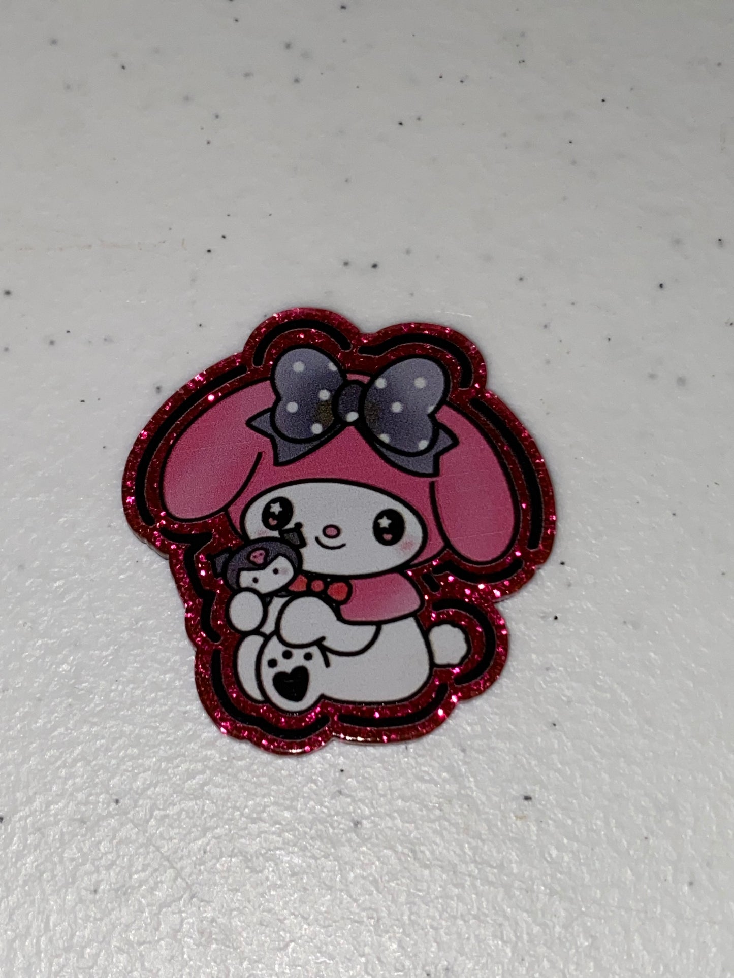 One Sided Character Glitter Acrylics- 1Pc