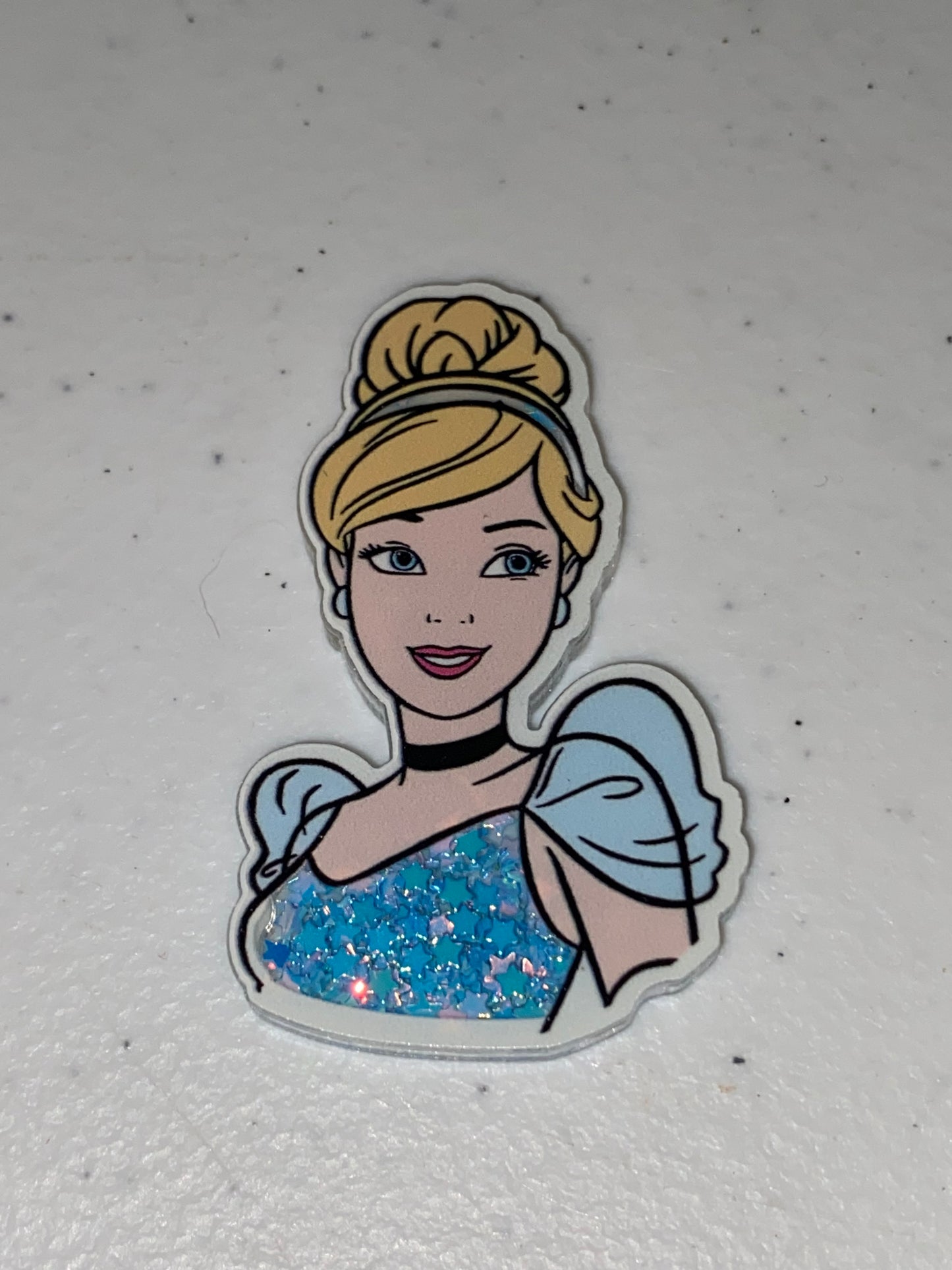 Two Sided Shaker Acrylic Charms- 1Pc