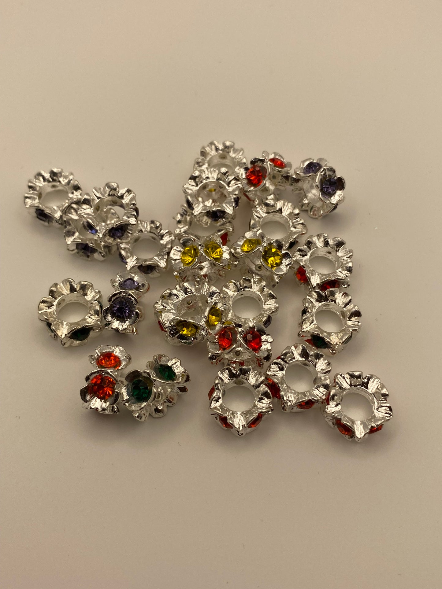 Metal Rhinestone Crowns And Spacers