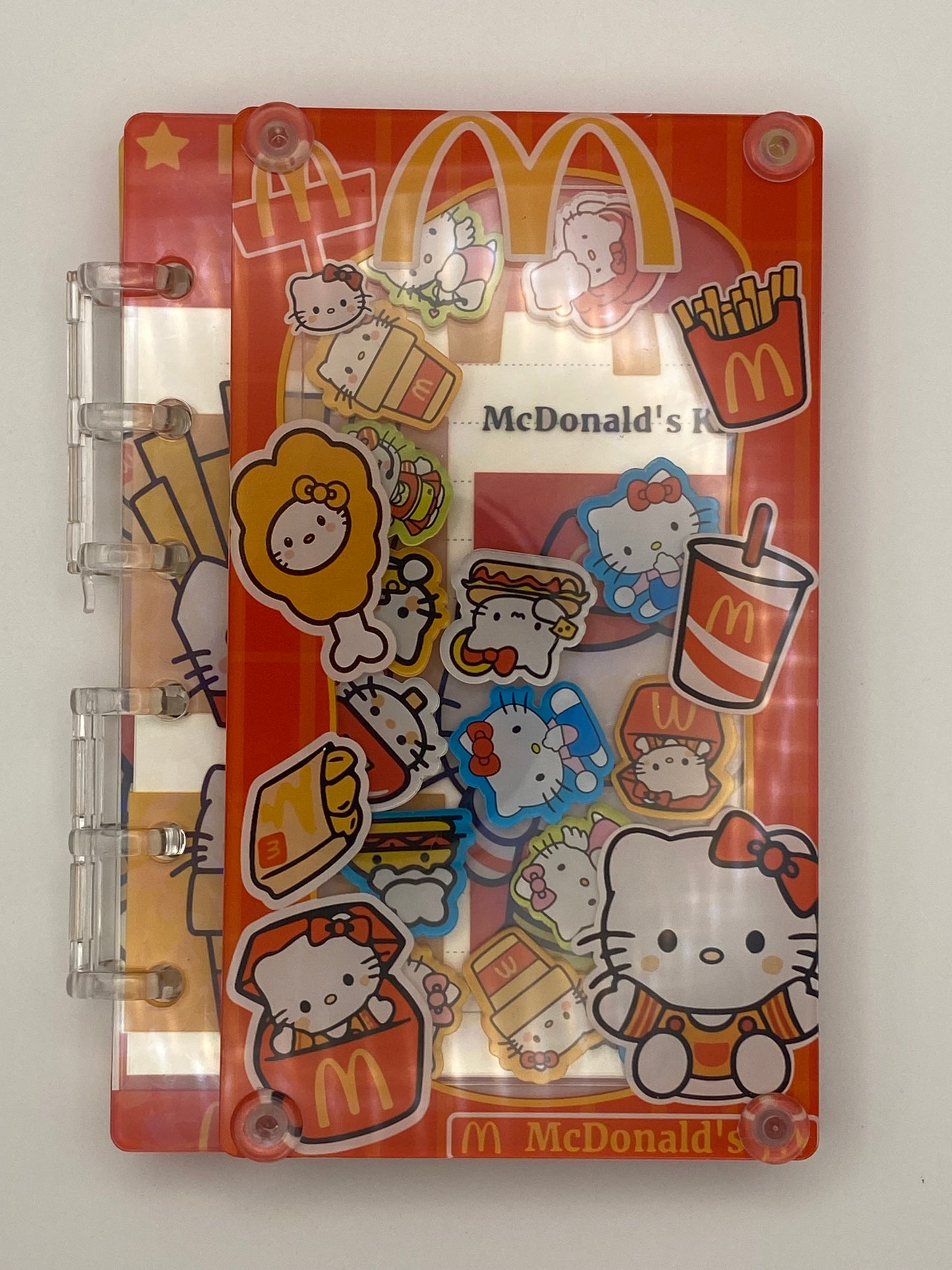 Acrylic Shaker Character Notebook W/Option For Matching Pen