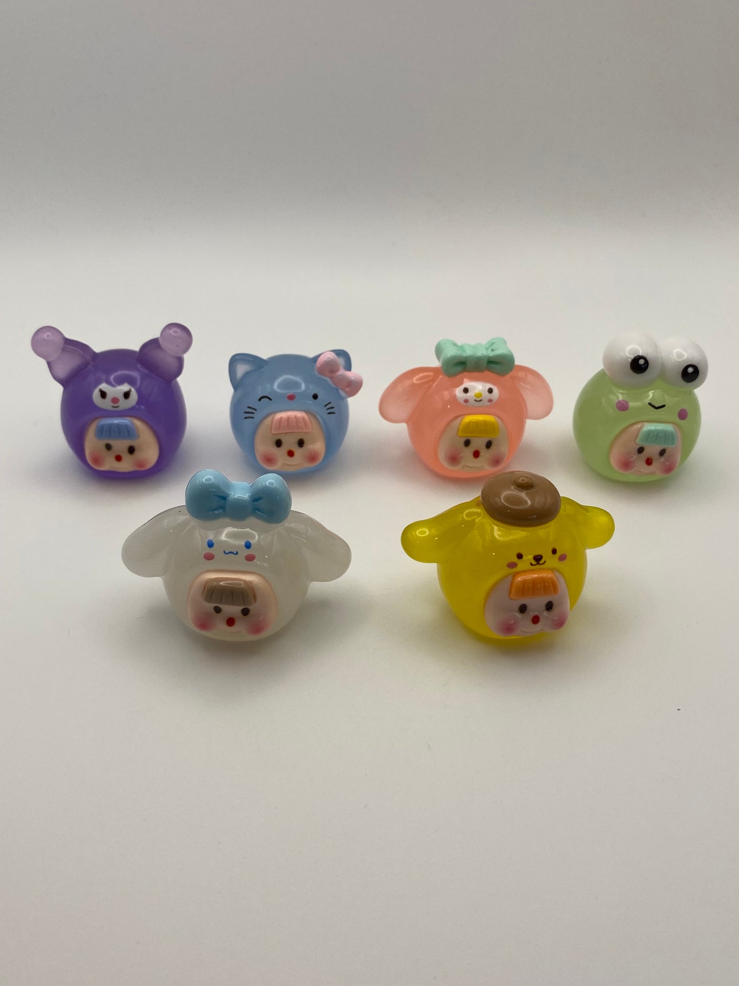Large & 3D Character Flat Back Charms- 1Pc
