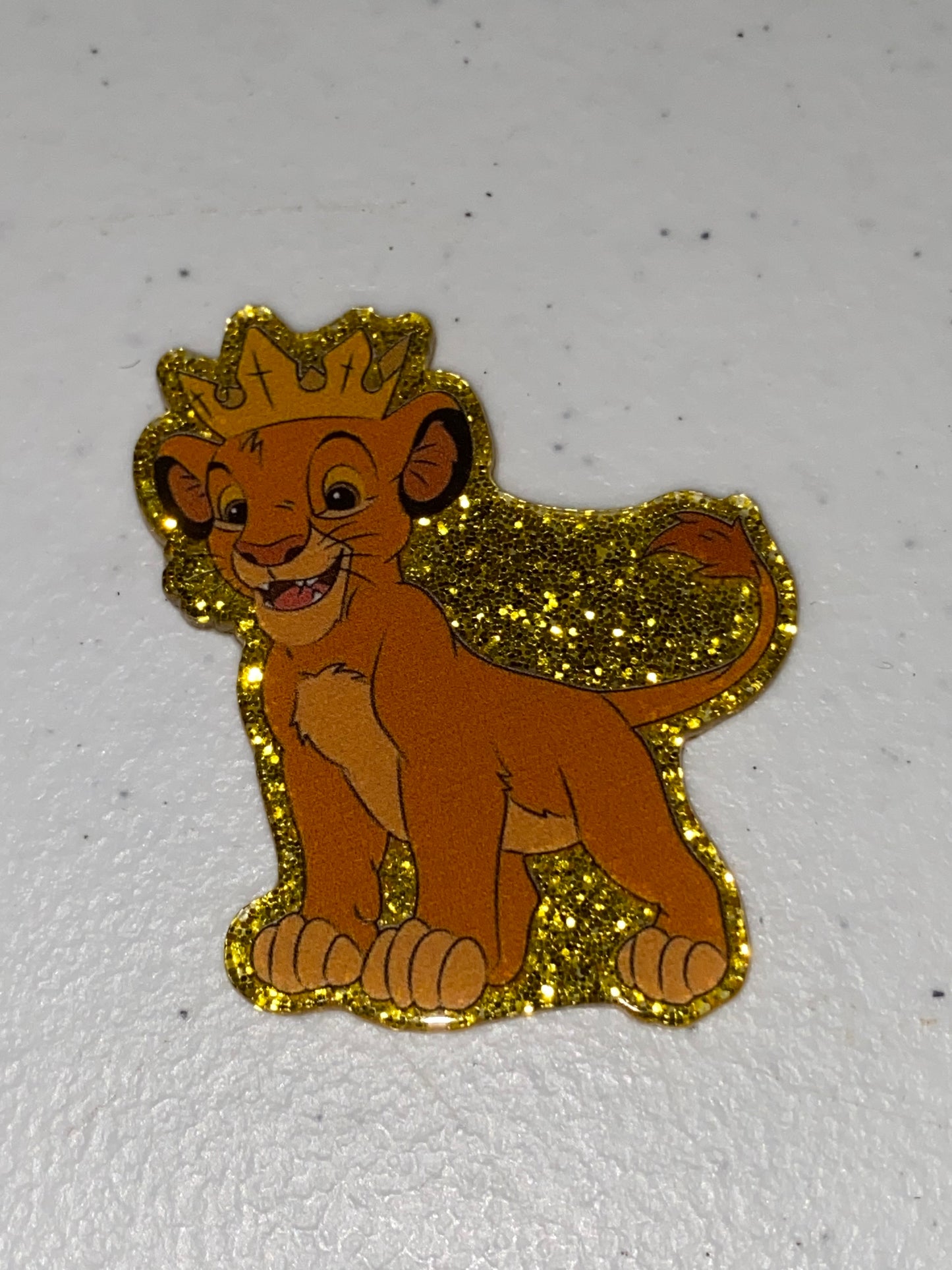 One Sided Character Glitter Acrylics- 1Pc