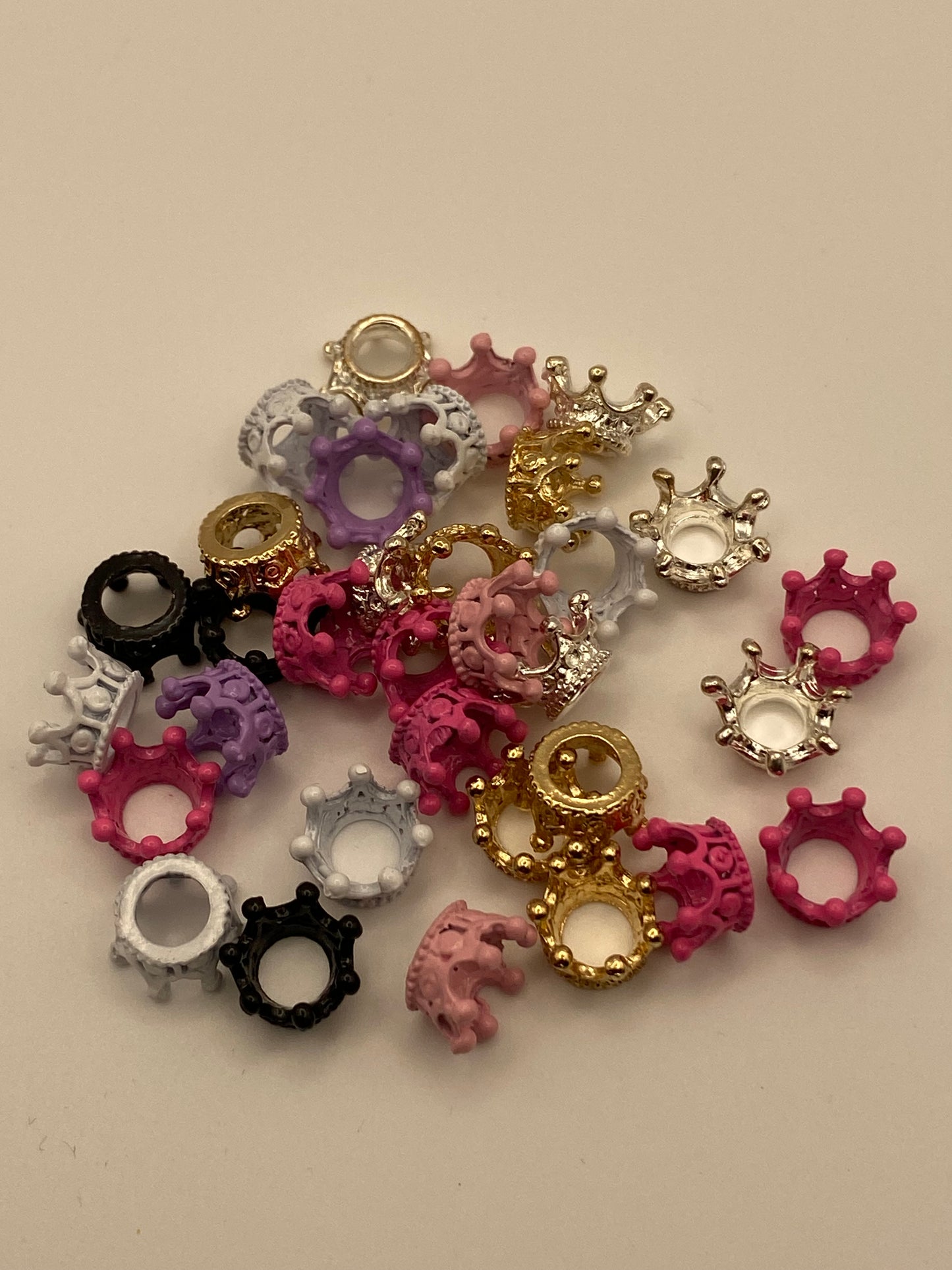 Metal Rhinestone Crowns And Spacers