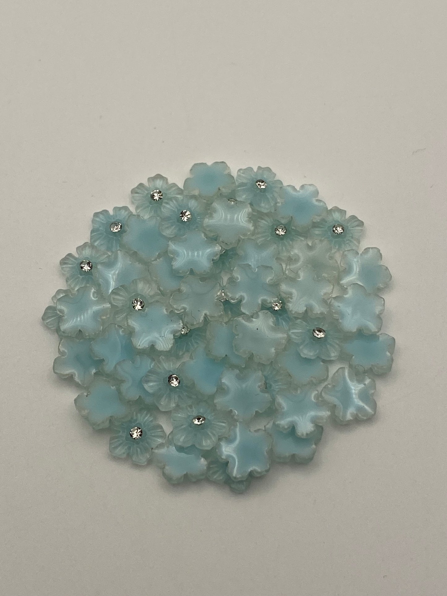 Acrylic Flower Nail Charms- In Various Styles