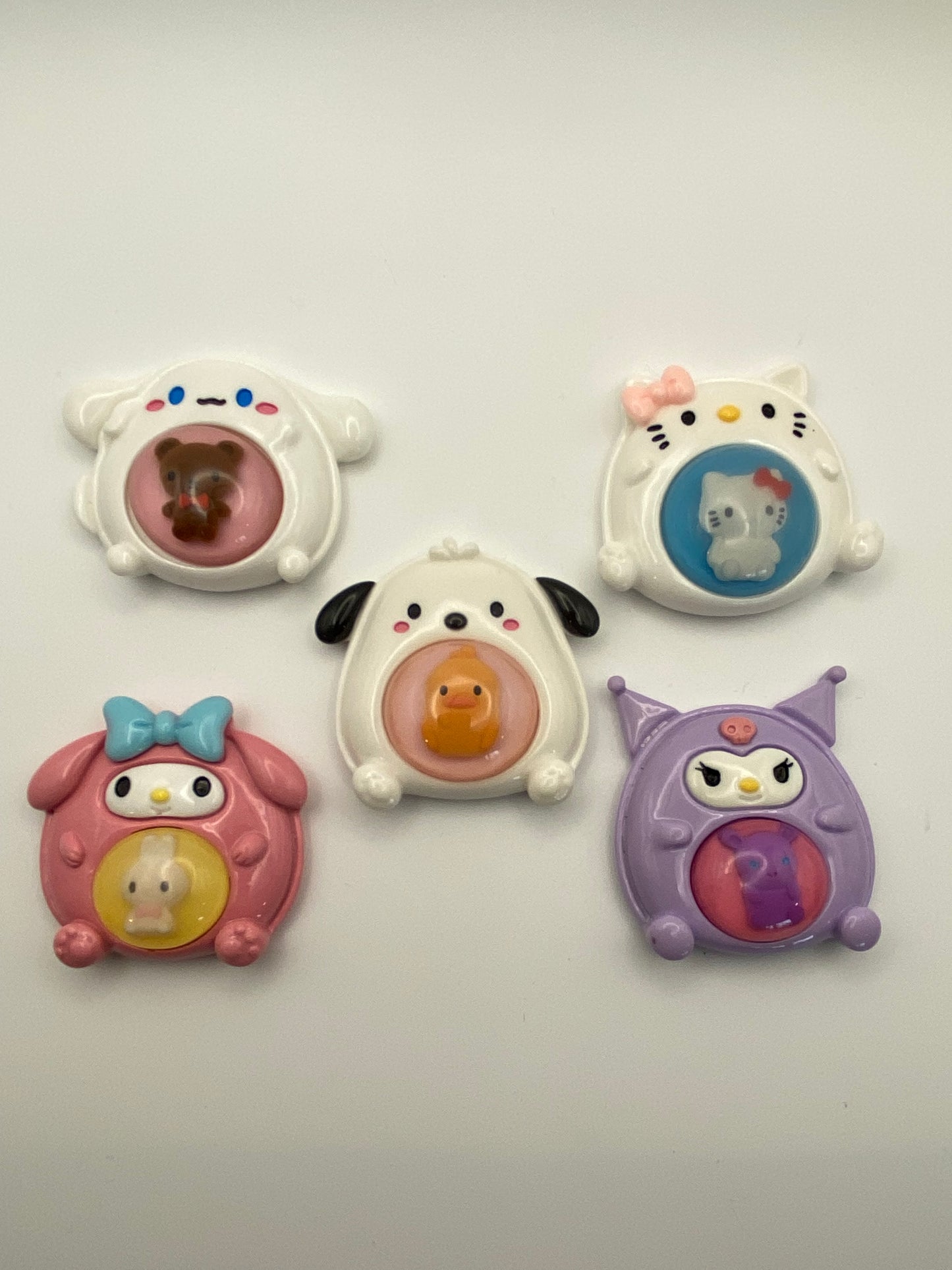 Large & 3D Character Flat Back Charms- 1Pc