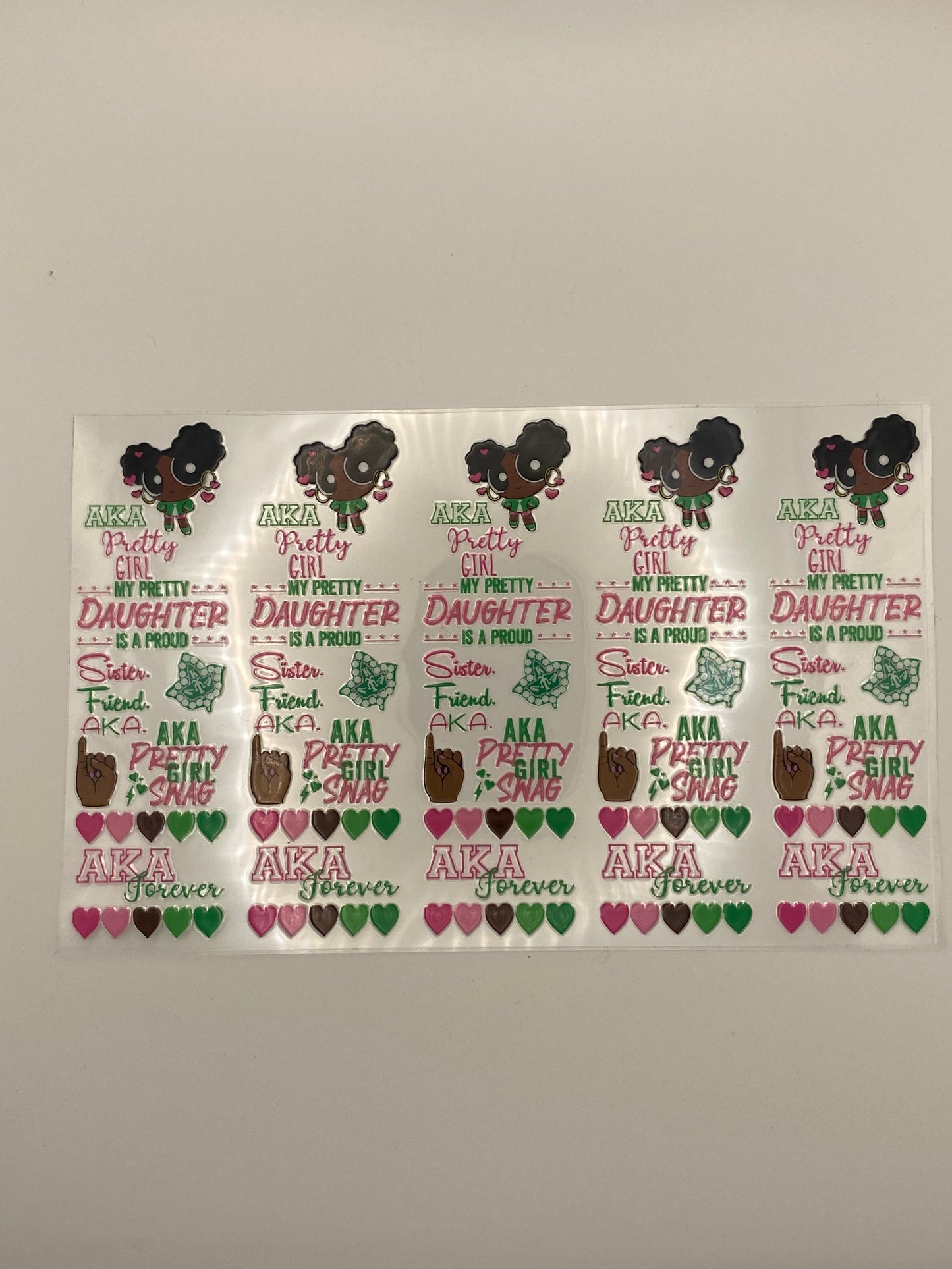 Sorority Sisters Unite- Pen & 16oz Cup Wraps UV DTF