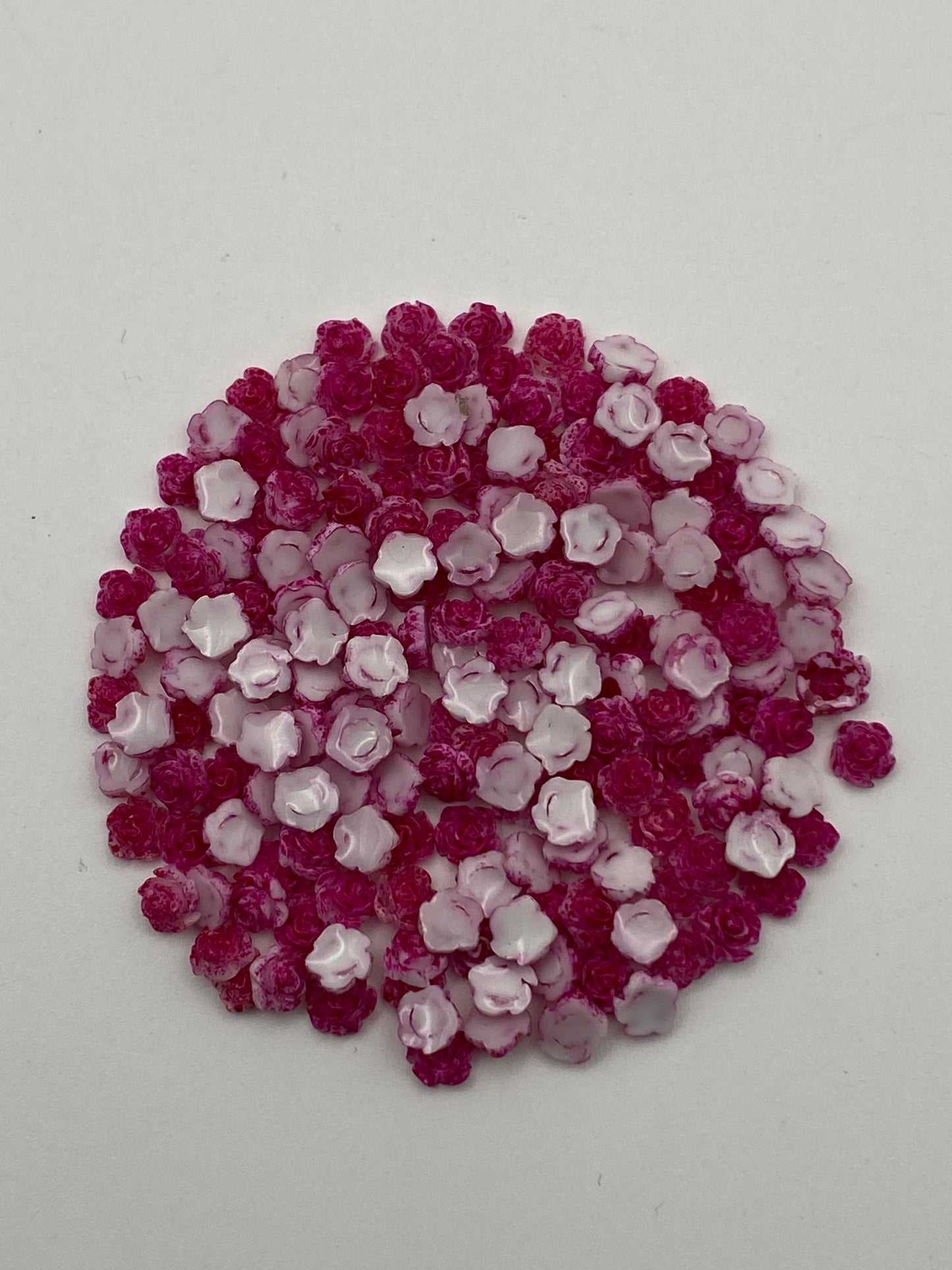 Acrylic Flower Nail Charms- In Various Styles
