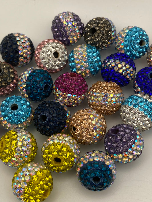 Rhinestone Beads In Several Styles & Colors