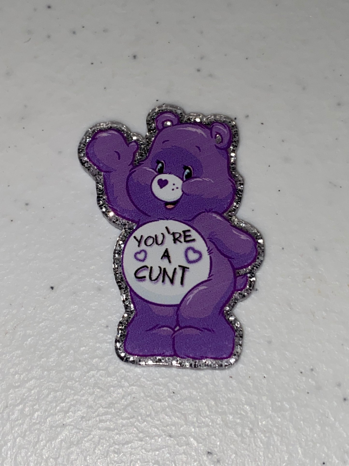 One Sided Character Glitter Acrylics- 1Pc