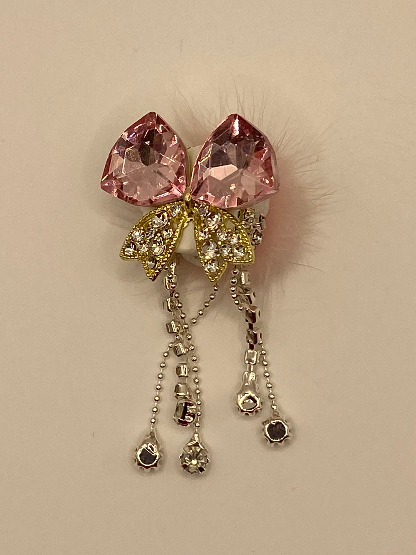 Fancy Bows W/Dangles & Accents