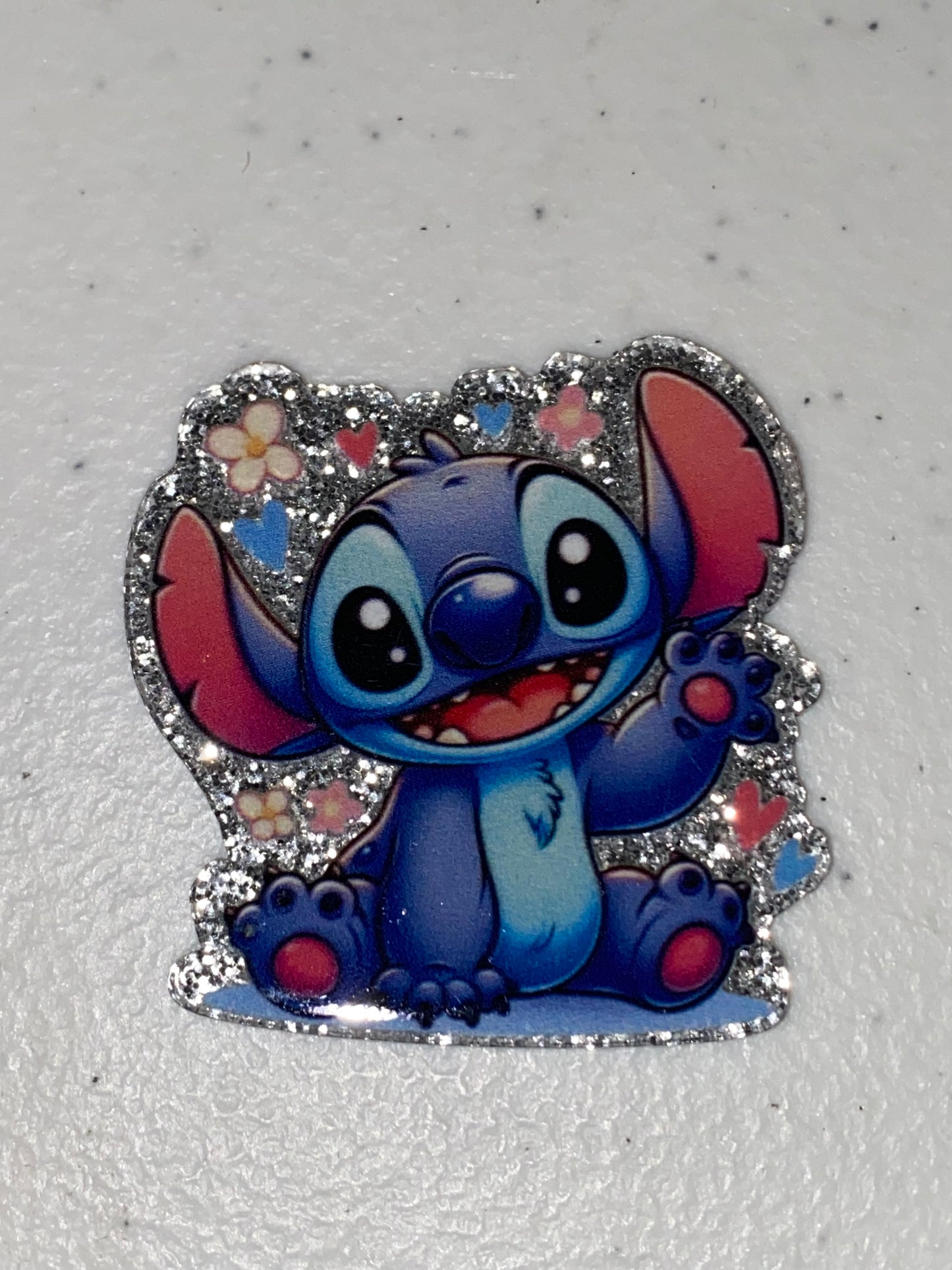 One Sided Character Glitter Acrylics- 1Pc