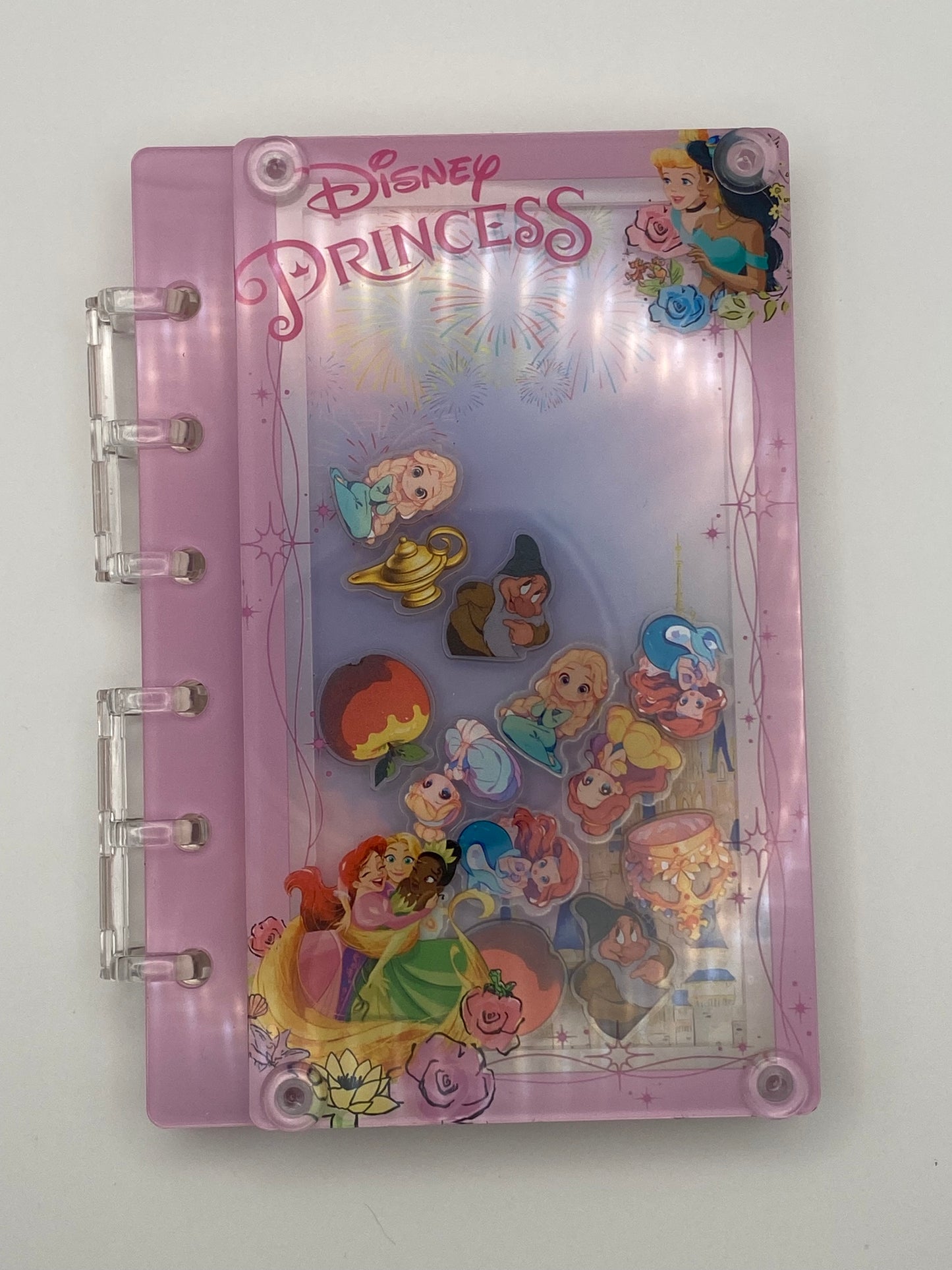 Acrylic Shaker Character Notebook W/Option For Matching Pen