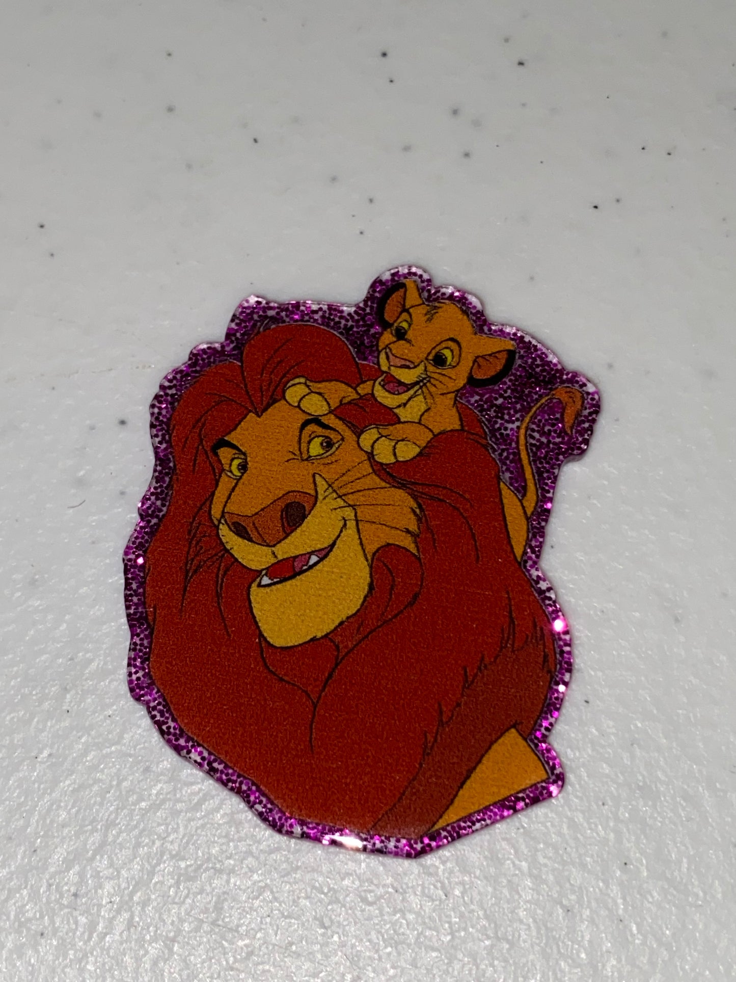 One Sided Character Glitter Acrylics- 1Pc