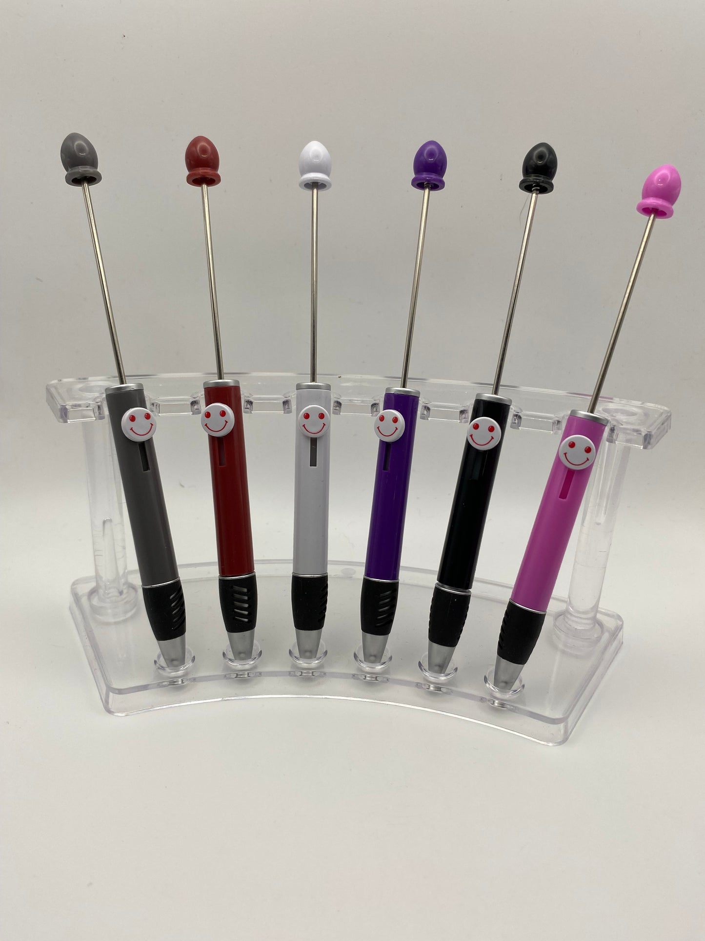 Plastic Beadable Pens In Different Styles And Colors