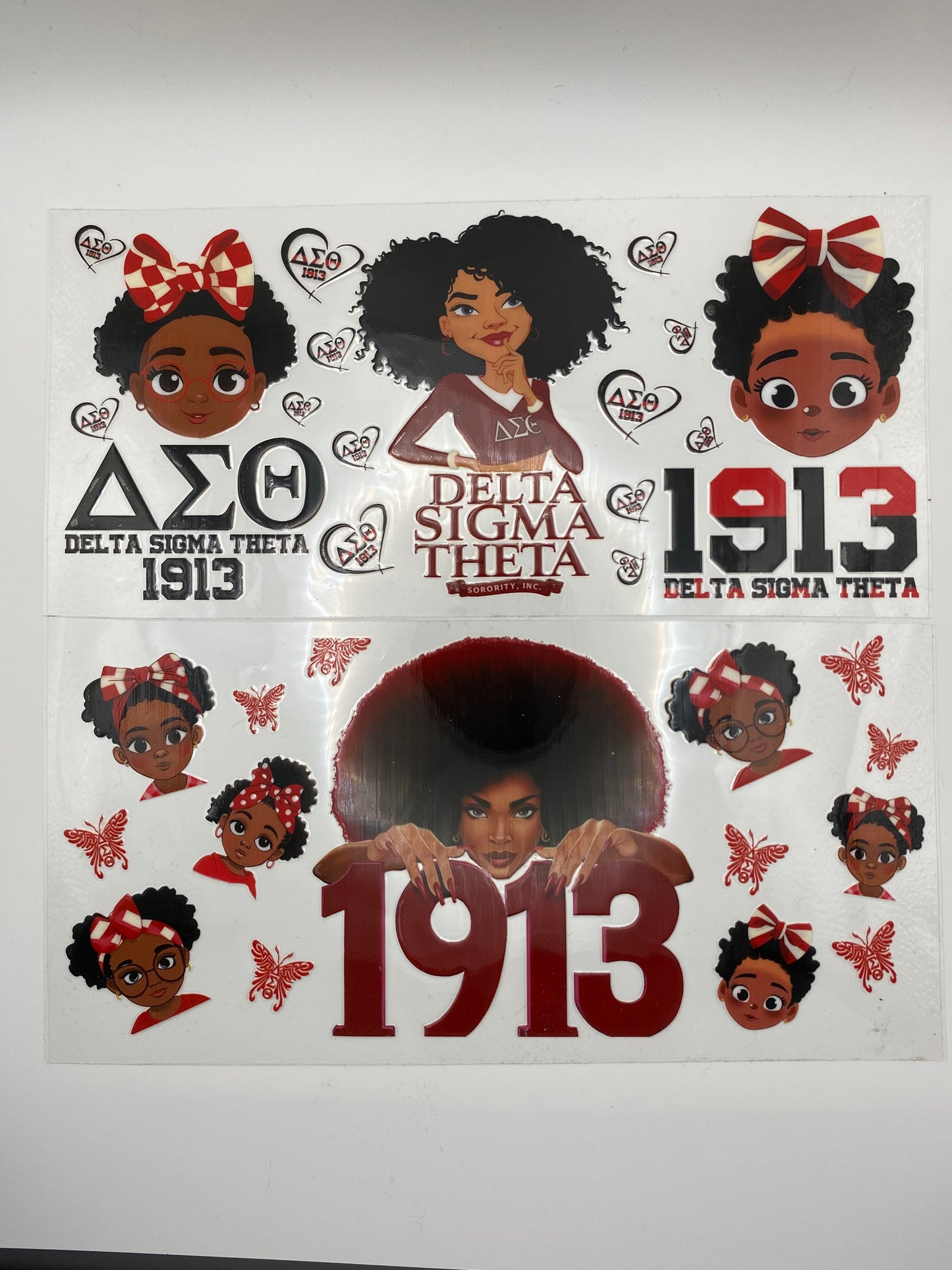 Sorority Sisters Unite- Pen & 16oz Cup Wraps UV DTF
