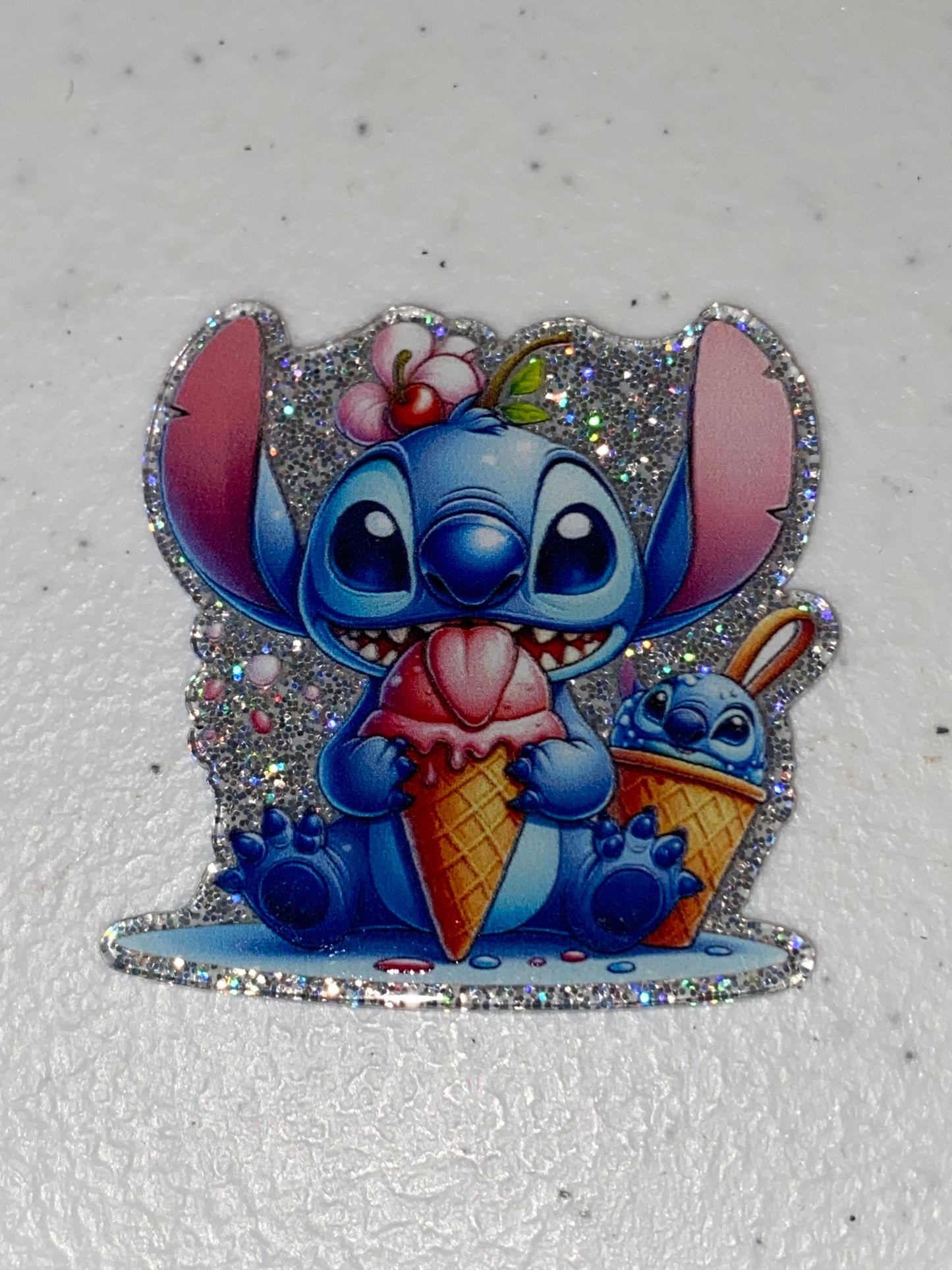 One Sided Character Glitter Acrylics- 1Pc