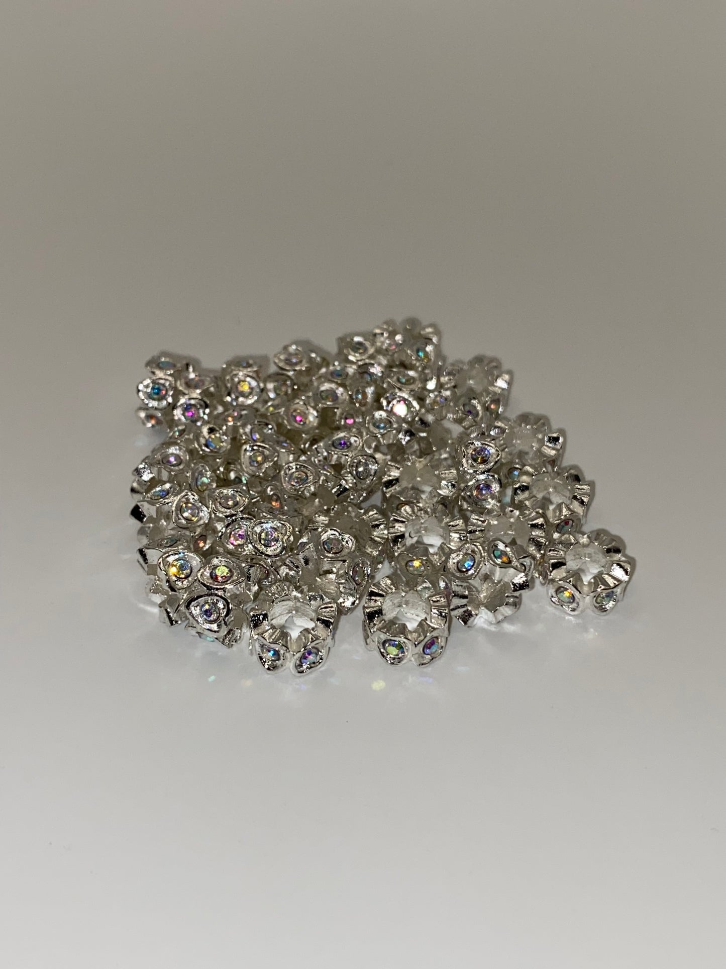 Metal Rhinestone Crowns And Spacers