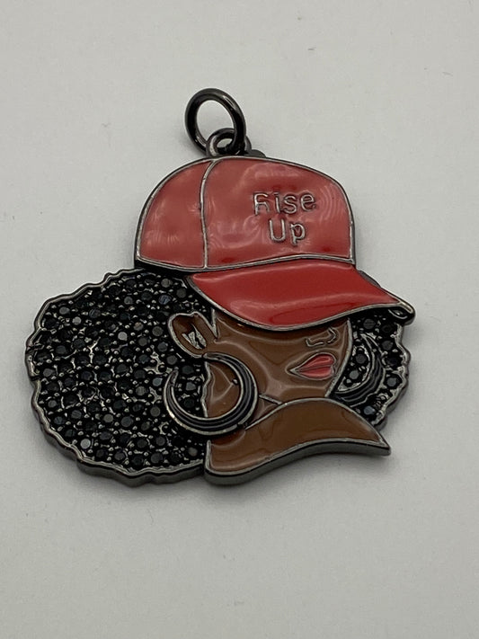 Black Girls Rock!- Metal & Acrylic Charms (1Pc)