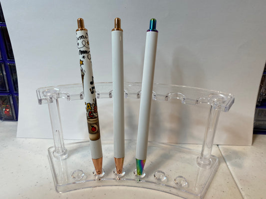 Plastic & Metal Blank Pens For DIY Pen Wraps - Perfect For Decorating & Customization