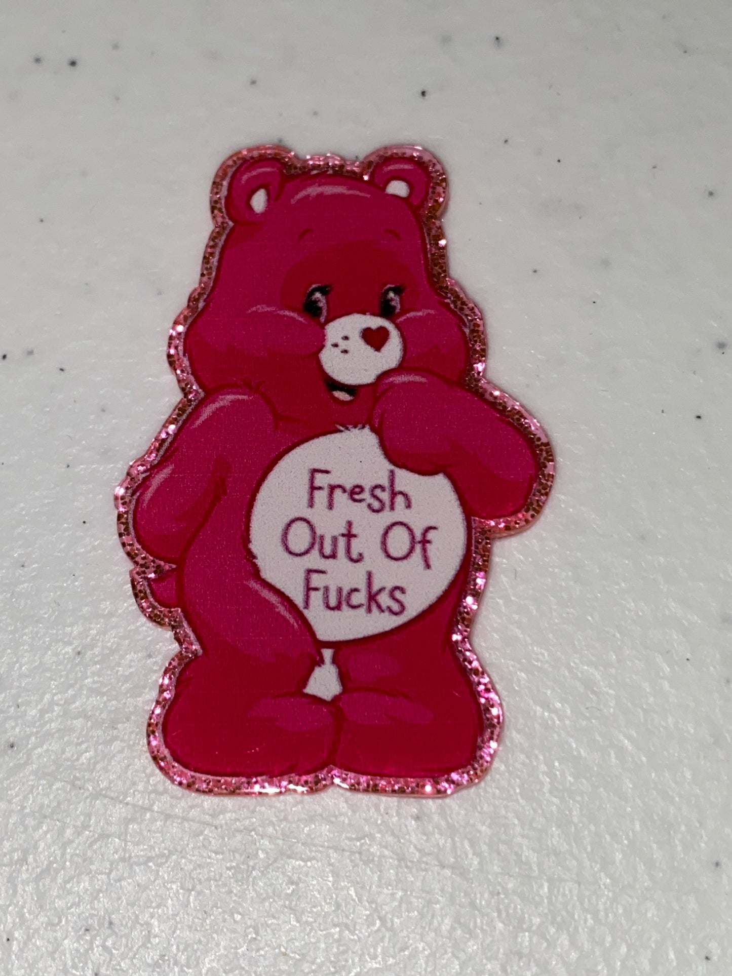 One Sided Character Glitter Acrylics- 1Pc