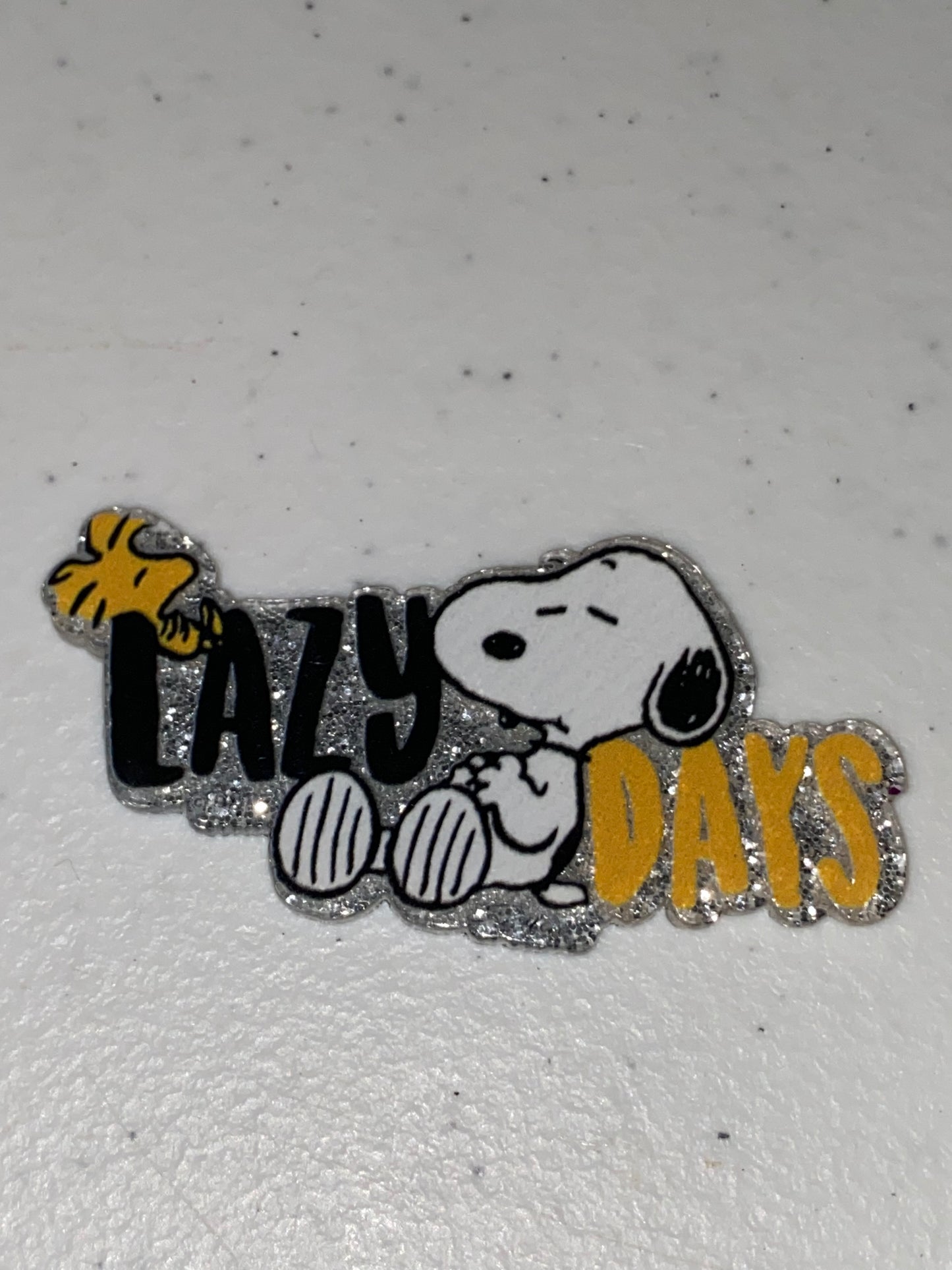 One Sided Character Glitter Acrylics- 1Pc