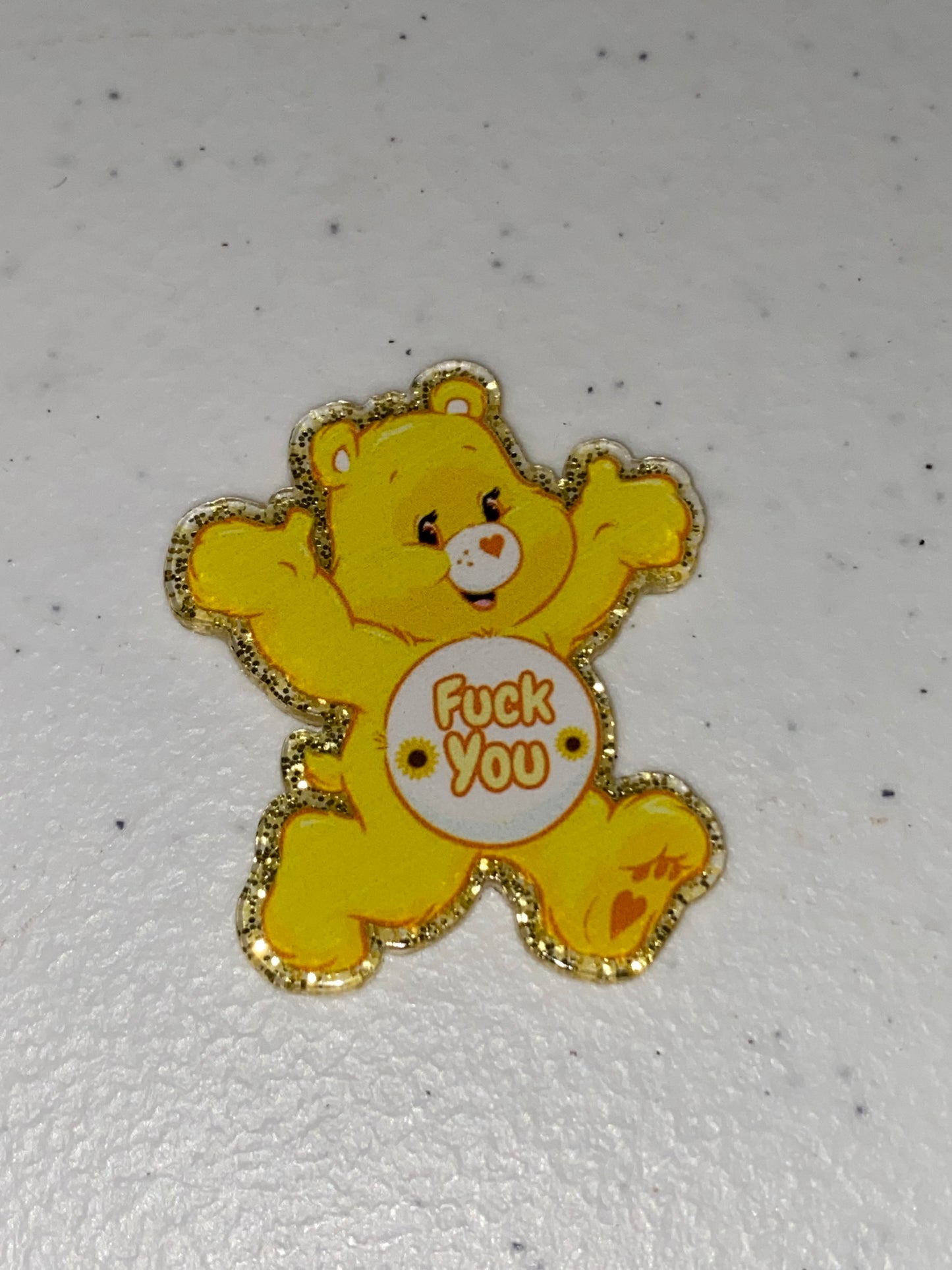 One Sided Character Glitter Acrylics- 1Pc