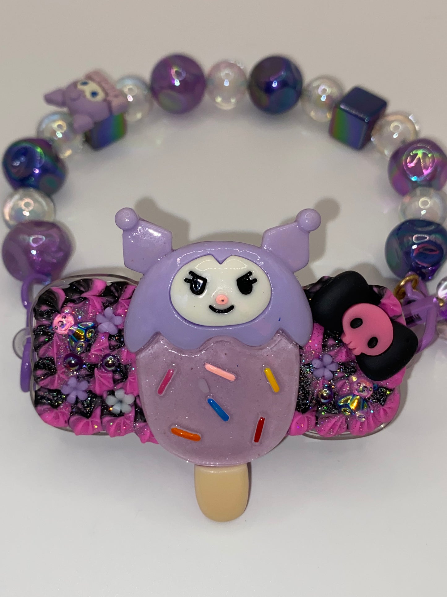 Handmade Decoden Phone Holder W/Handle