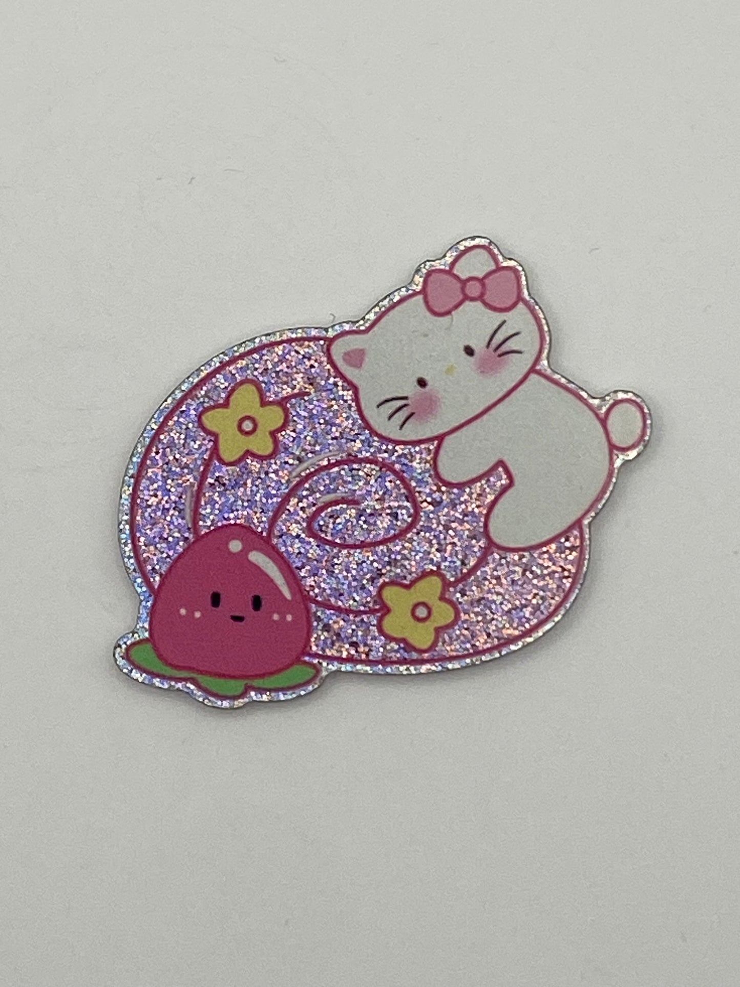 One Sided Character Glitter Acrylics- 1Pc