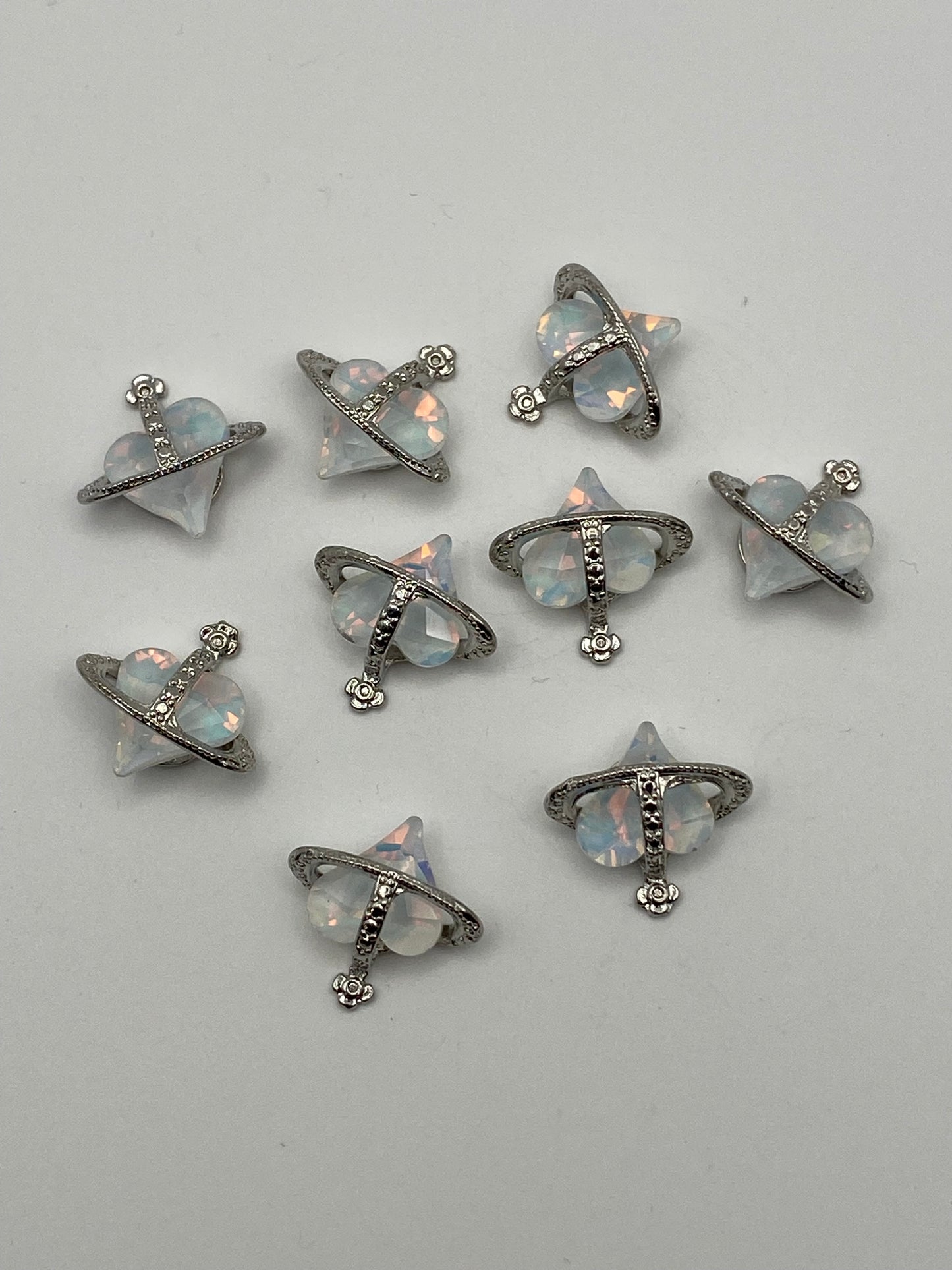 Metal Nail Charms In Different Styles- Great For DIY Beads, Pens, & More!