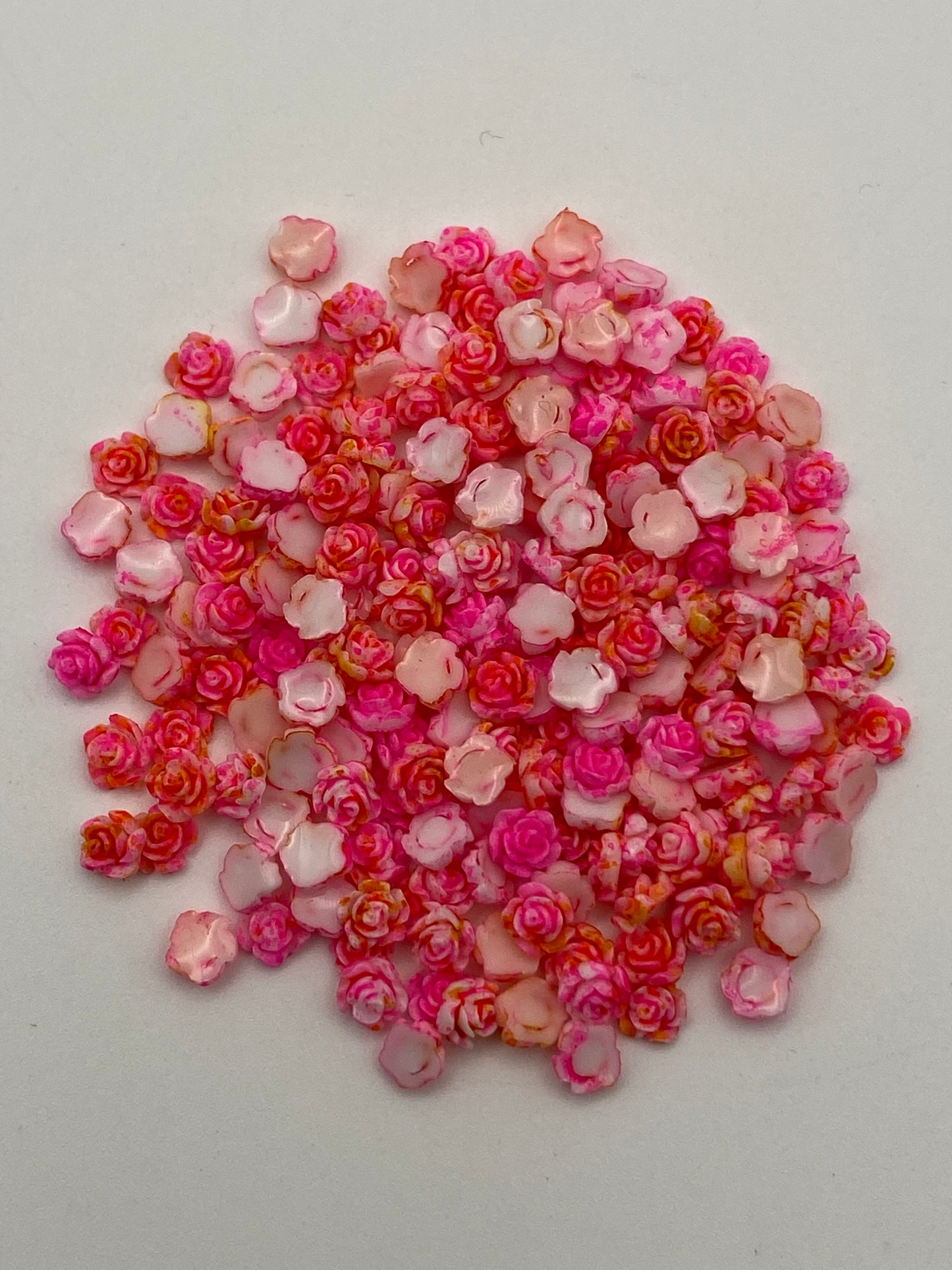 Acrylic Flower Nail Charms- In Various Styles
