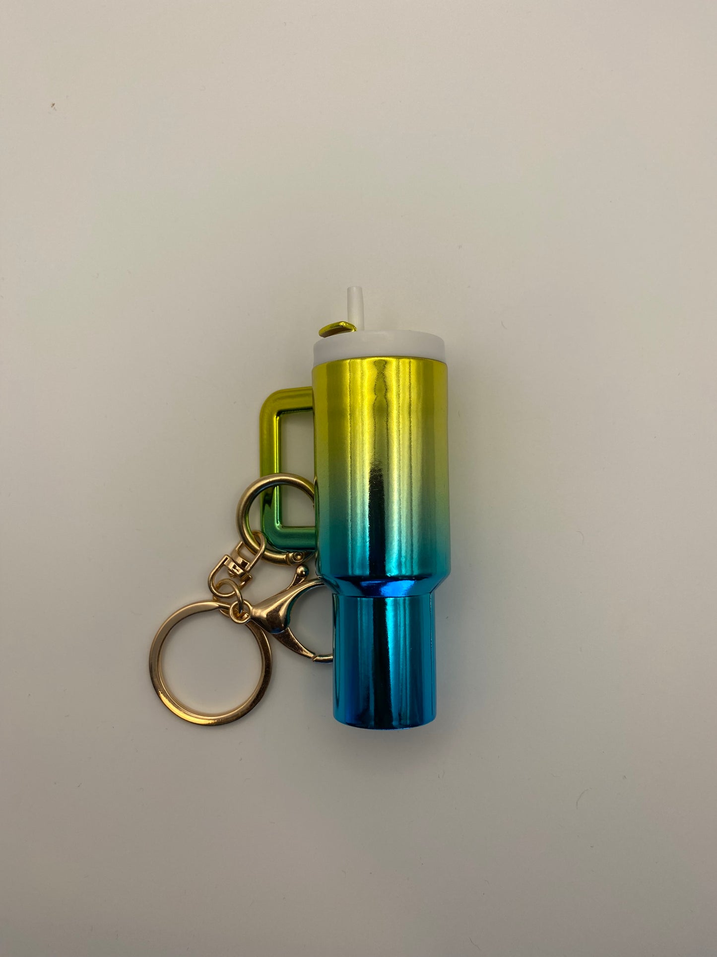 Mini Tumbler Cup Keychain- Holds Small Items
