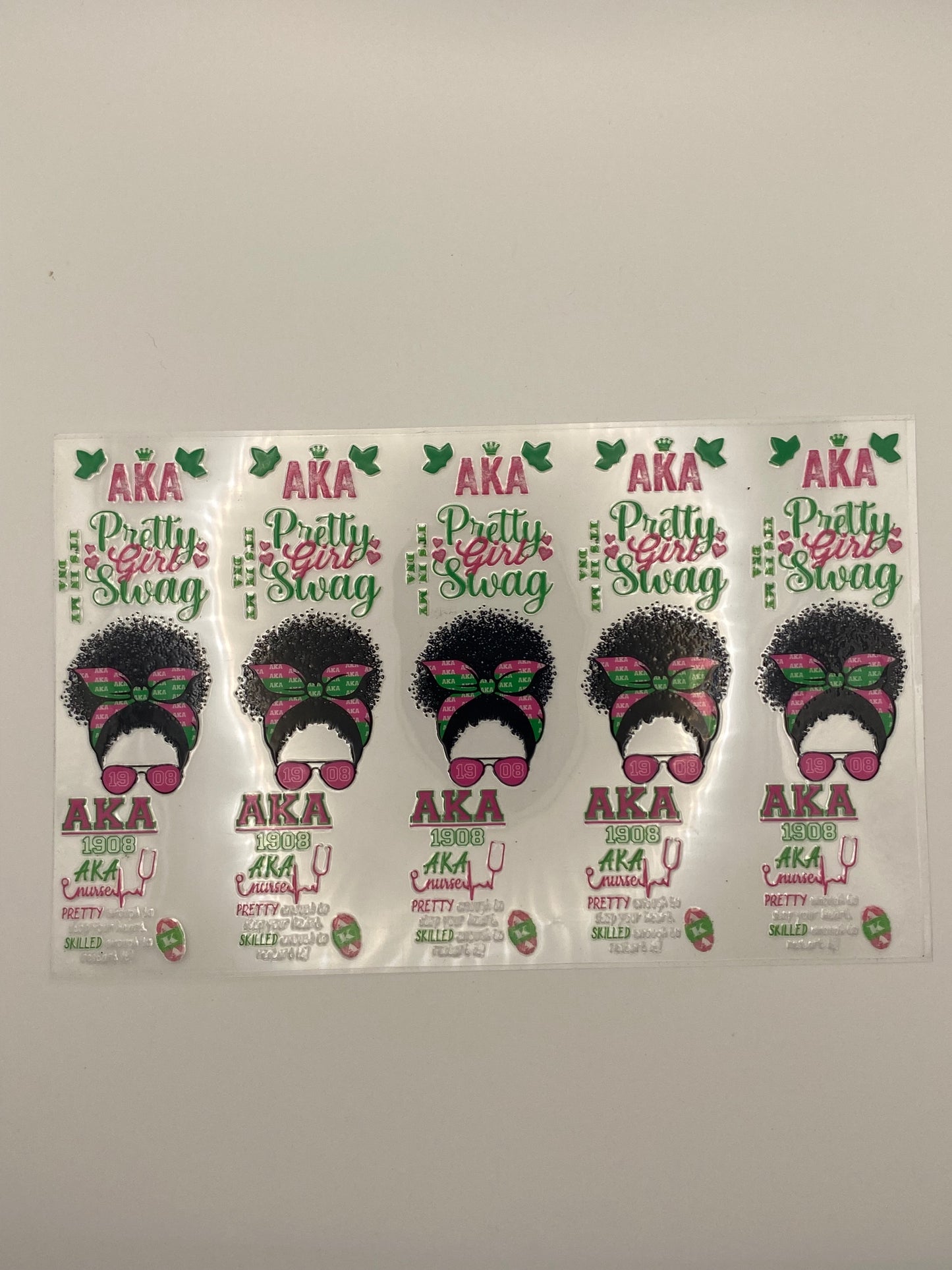 Sorority Sisters Unite- Pen & 16oz Cup Wraps UV DTF