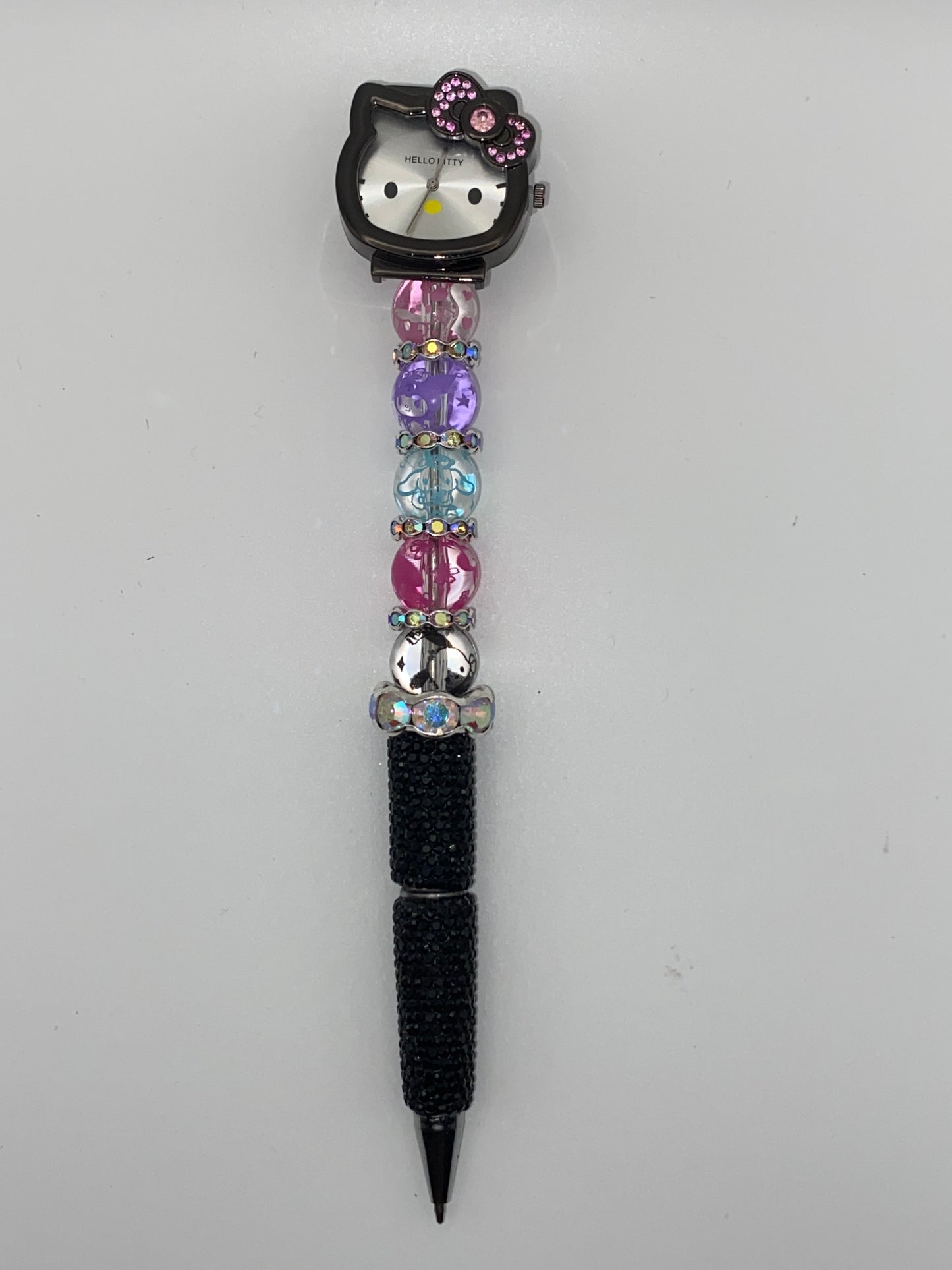 Kitty Face Watch Beads- Real Working Watch- 1Pc