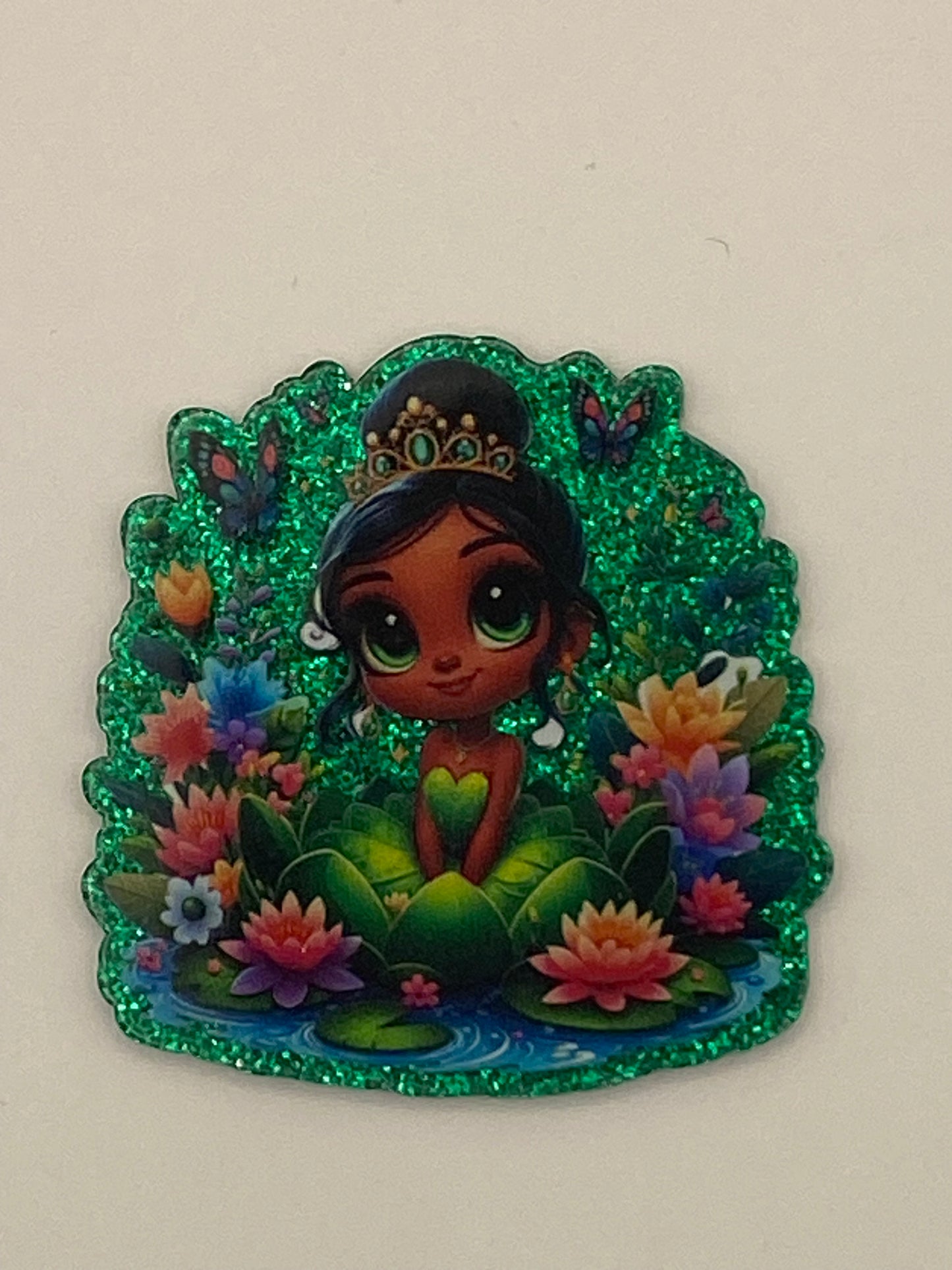 One Sided Character Glitter Acrylics- 1Pc