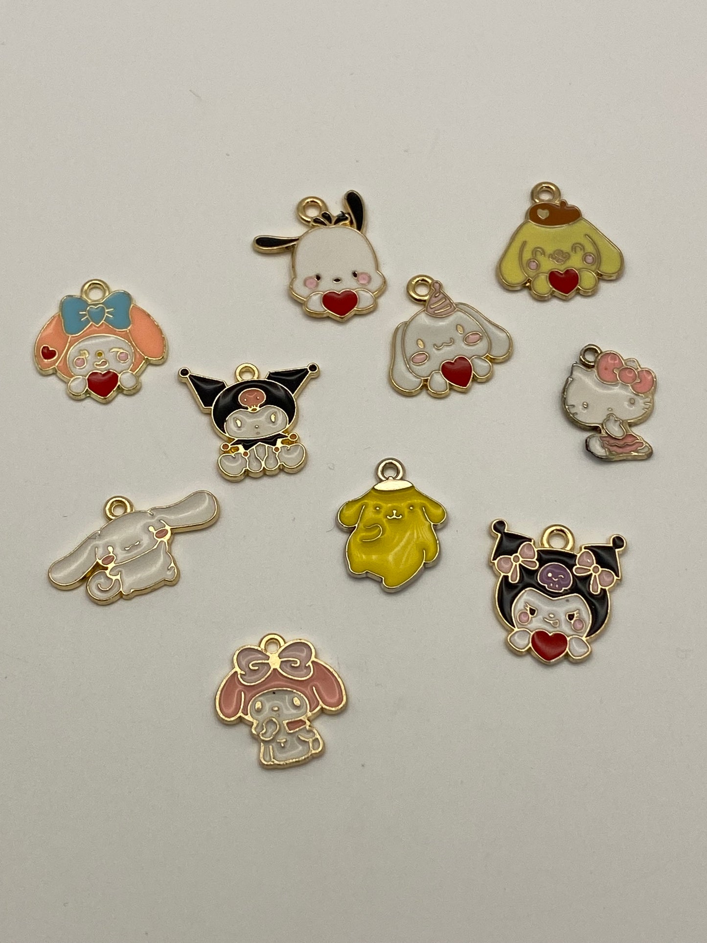 Metal Character Pendant Charms- 1Pc Unless Otherwise Noted