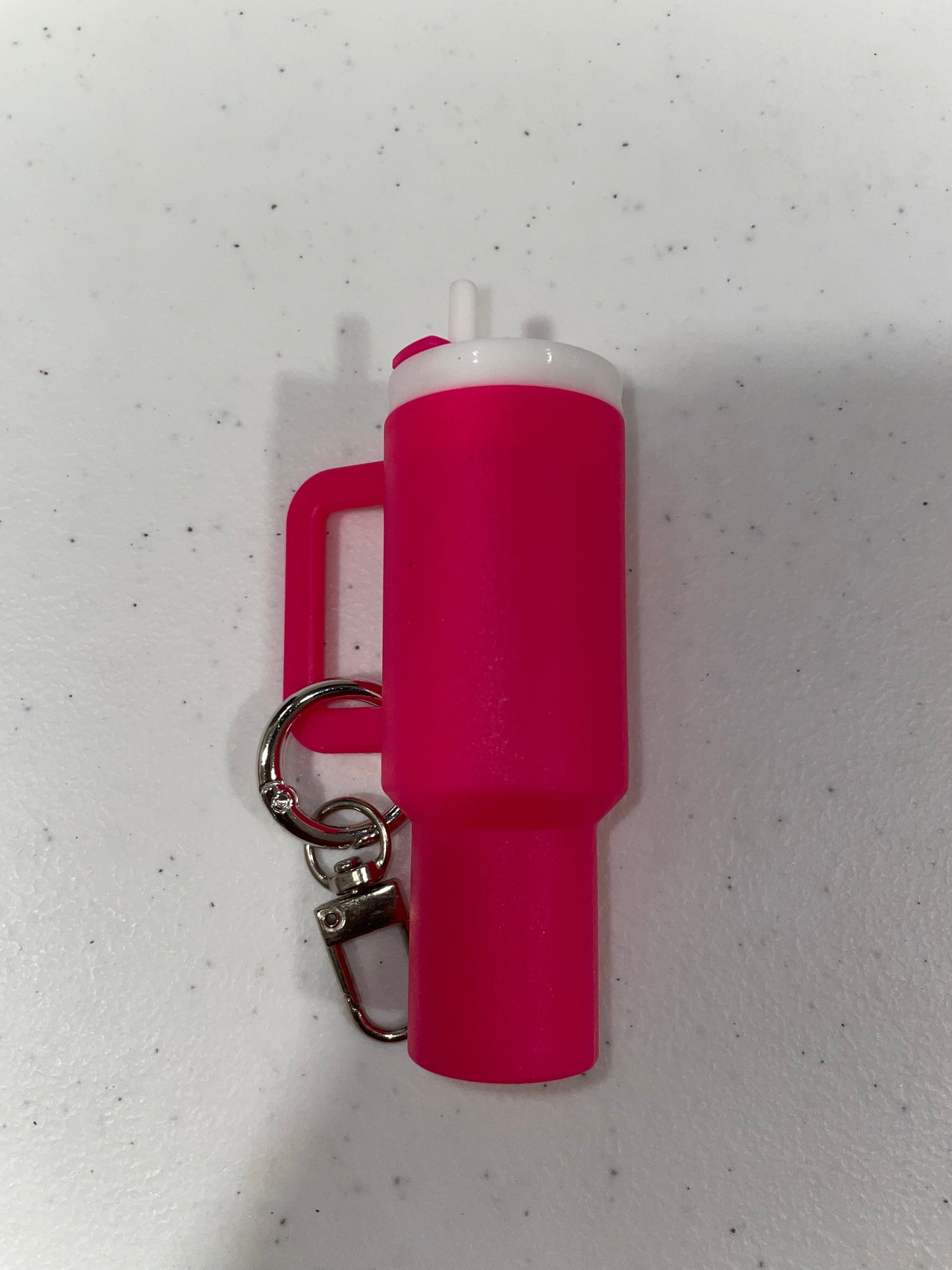 Mini Tumbler Cup Keychain- Holds Small Items