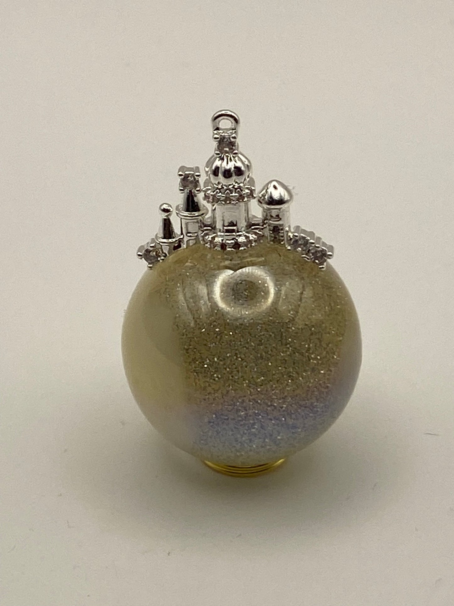 Fancy Pendants W/Metal Toppers (1Pc)