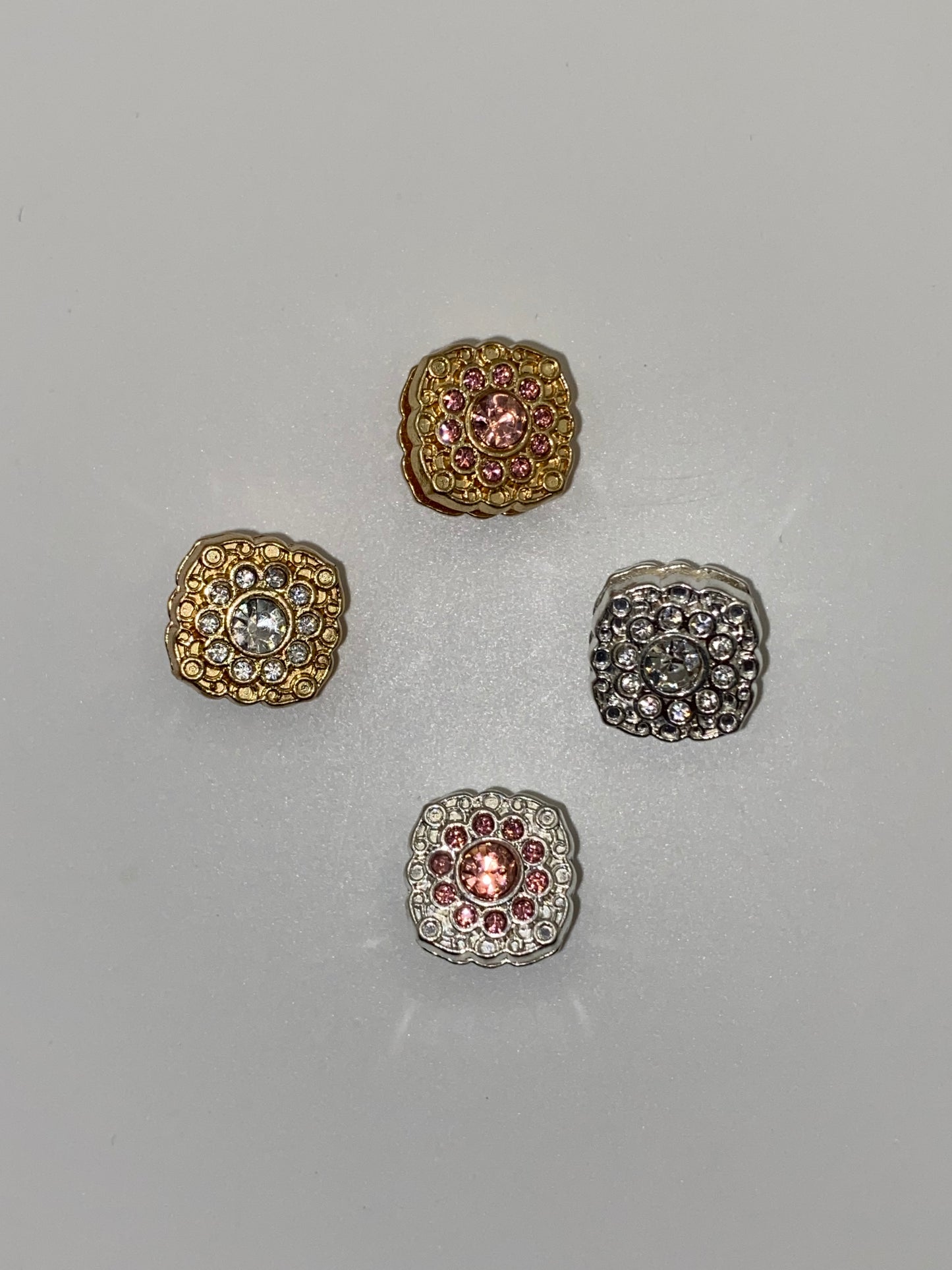 Metal Beads (4-Hole/Fits Pens)
