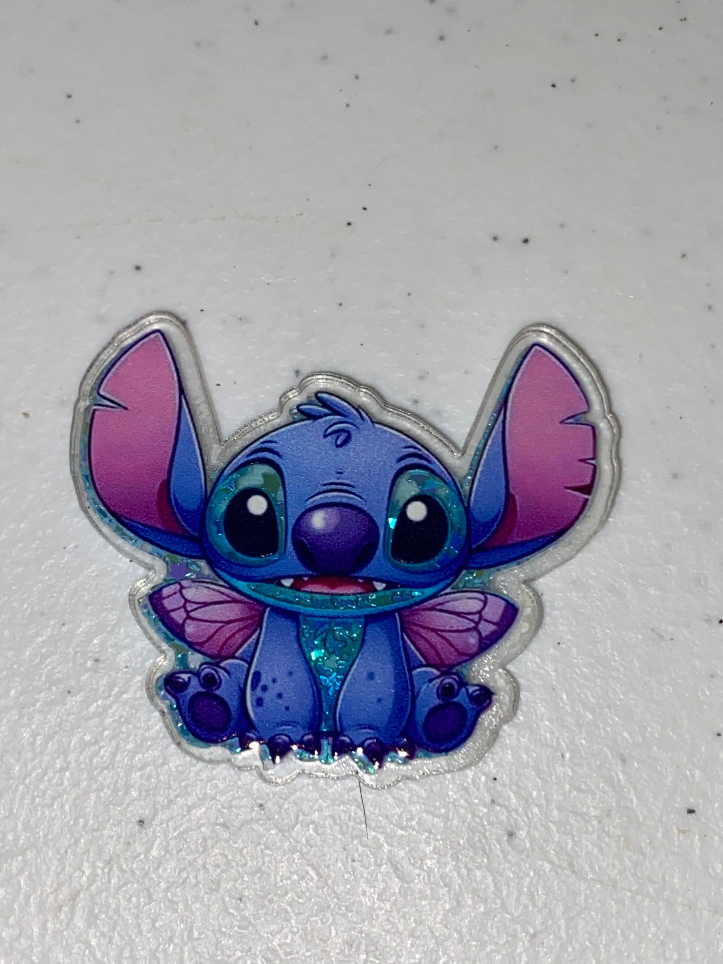 Two Sided Shaker Acrylic Charms- 1Pc